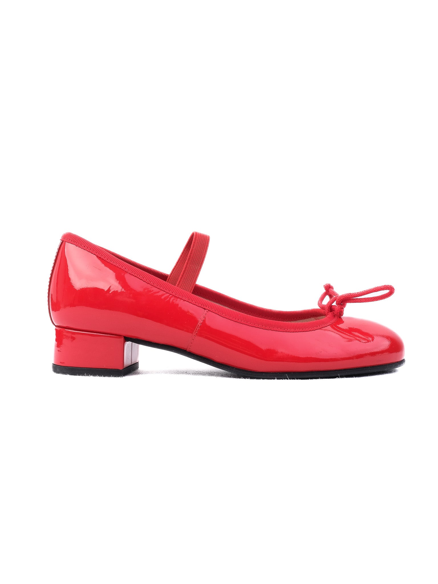 Excellent Pretty Ballerinas Red Leather Ballet Flats Size 33