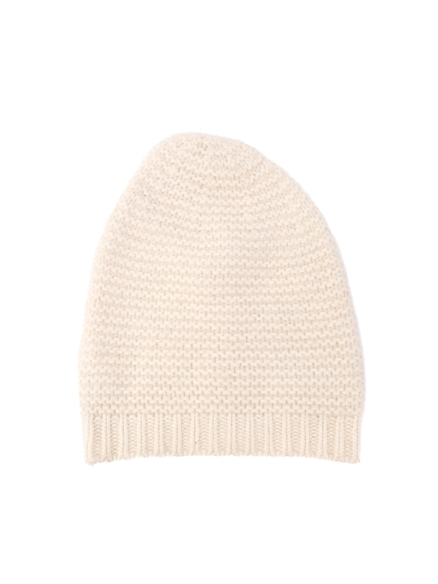 Excellent Bonpoint White Cashmere Knit Beanie for Kids, Size 4