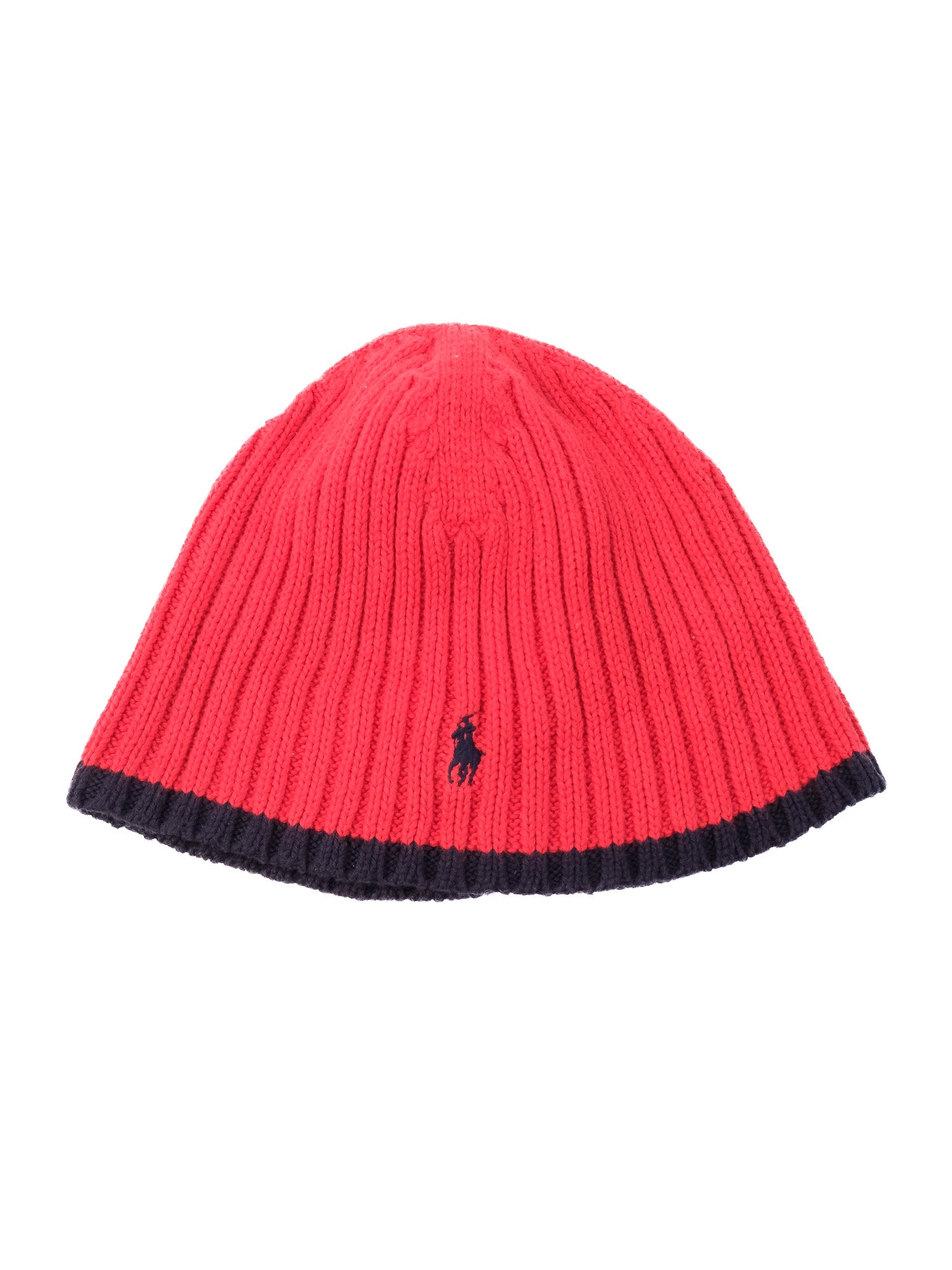 Excellent Polo Ralph Lauren Red Wool Beanie Size 4 for Kids