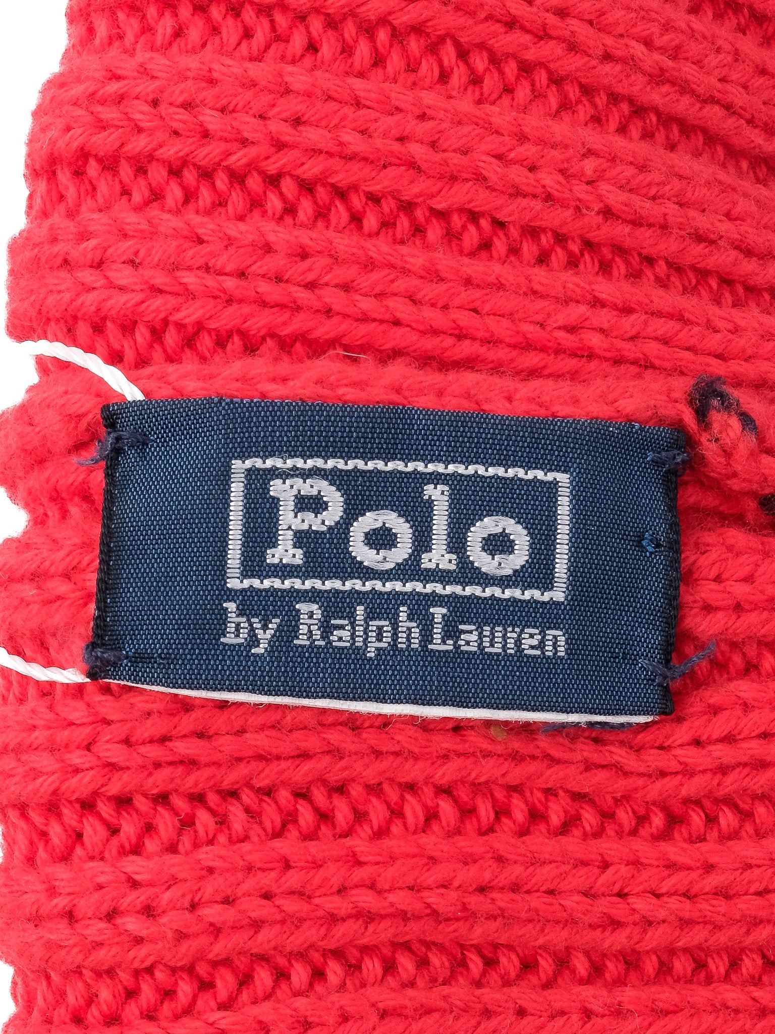 Excellent Polo Ralph Lauren Red Wool Beanie Size 4 for Kids
