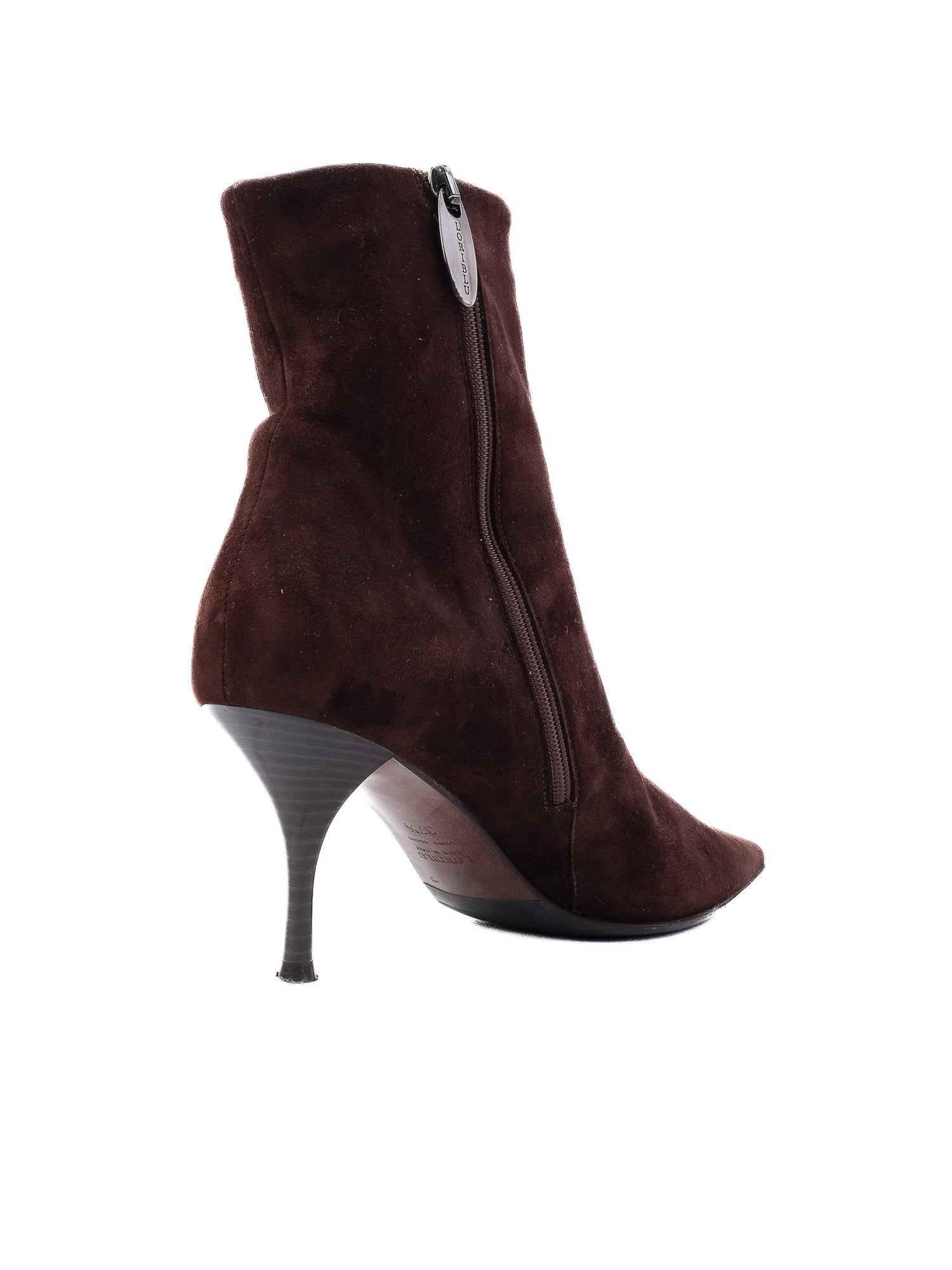 Excellent Easy by Loriblu Orange Leather Ankle Boots Size 37.5
