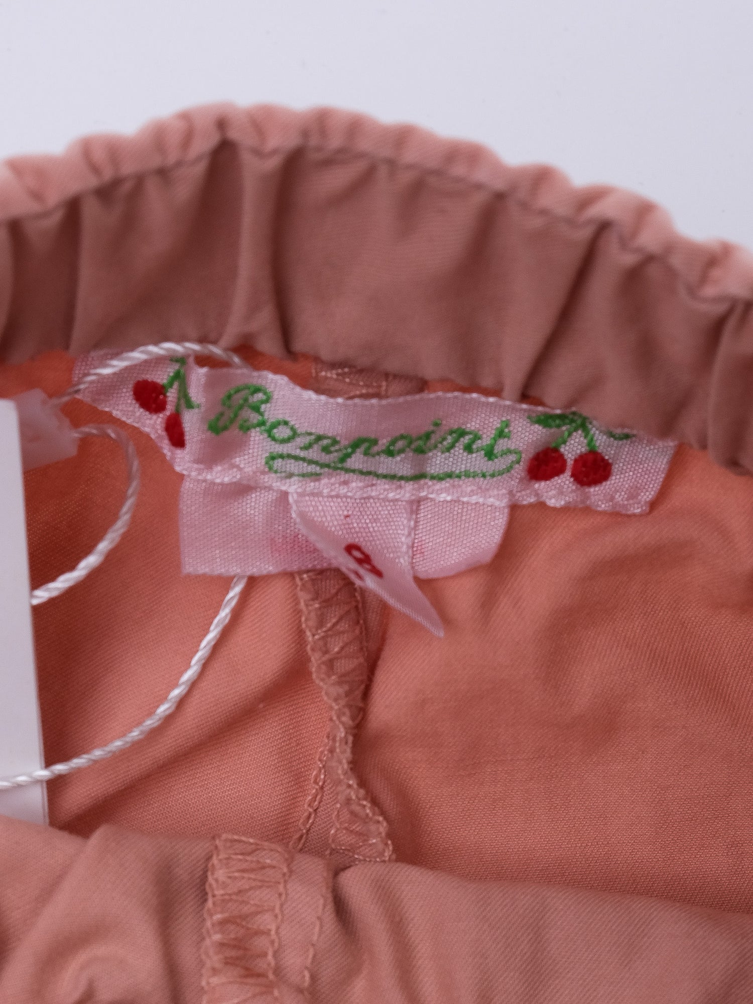 Excellent Bonpoint Pink Cotton Jogger Pants for Kids Size 8