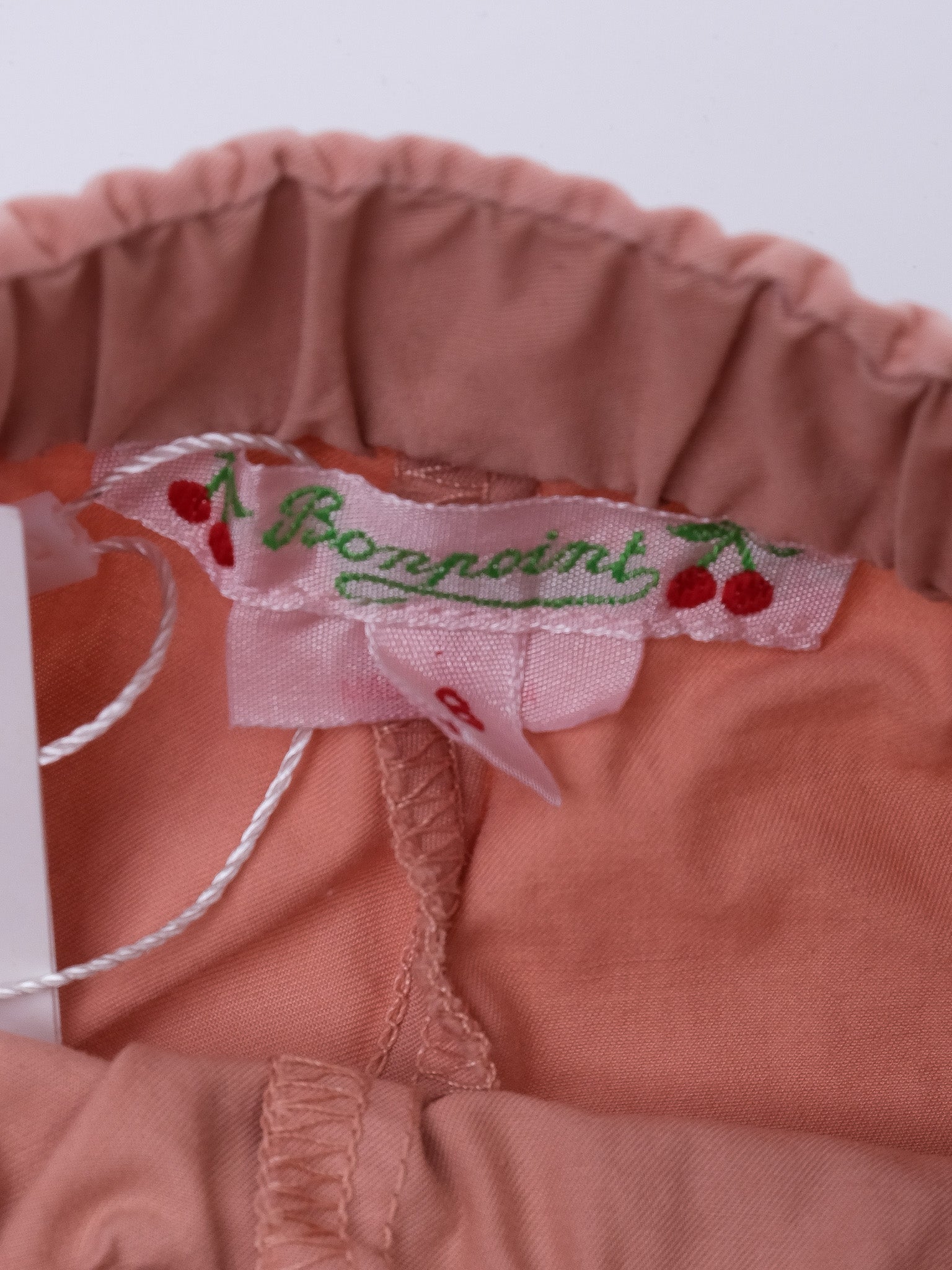 Excellent Bonpoint Pink Cotton Jogger Pants for Kids Size 8