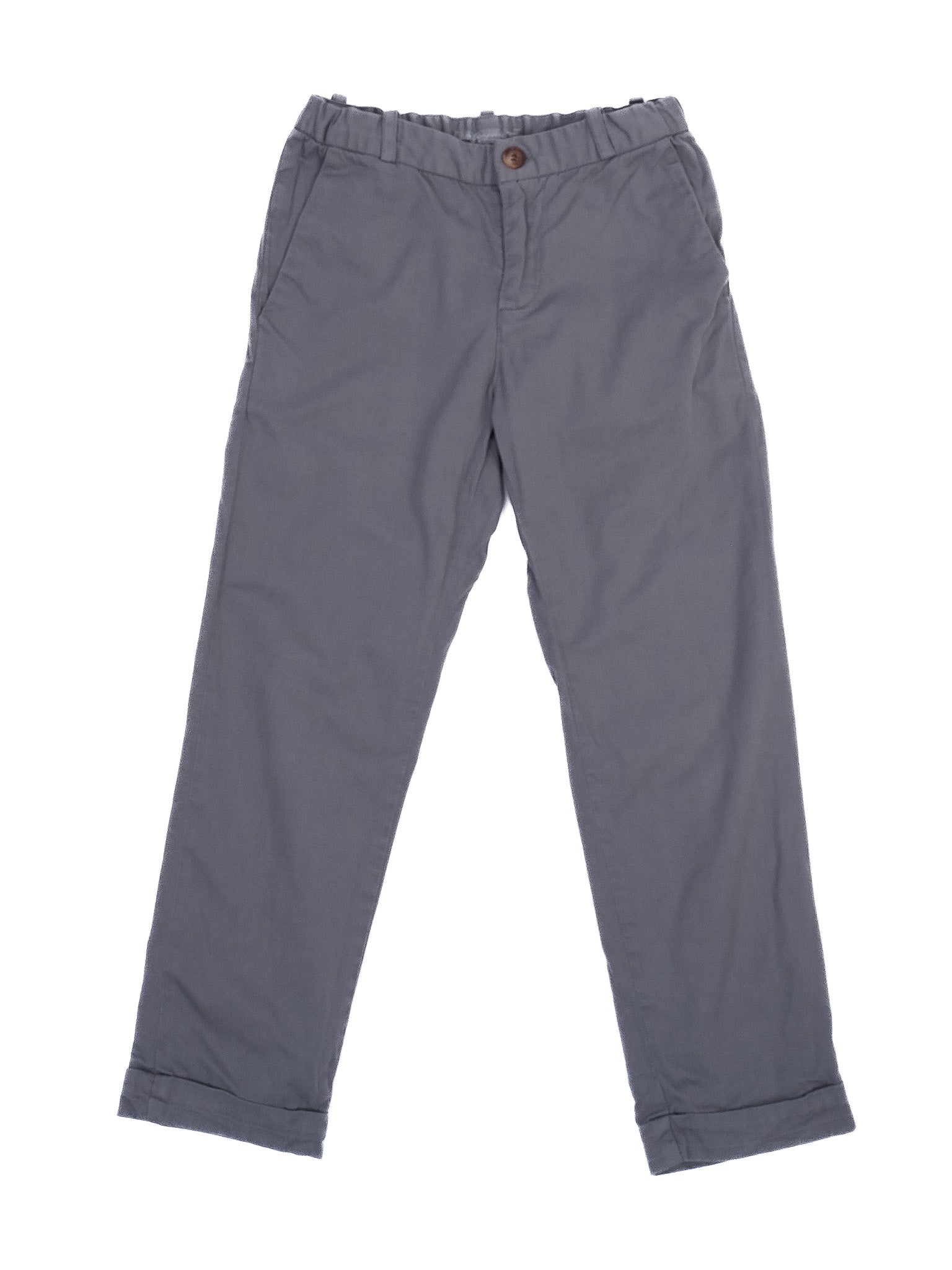 Excellent Bonpoint Gray Cotton Pants Size 8 for Kids