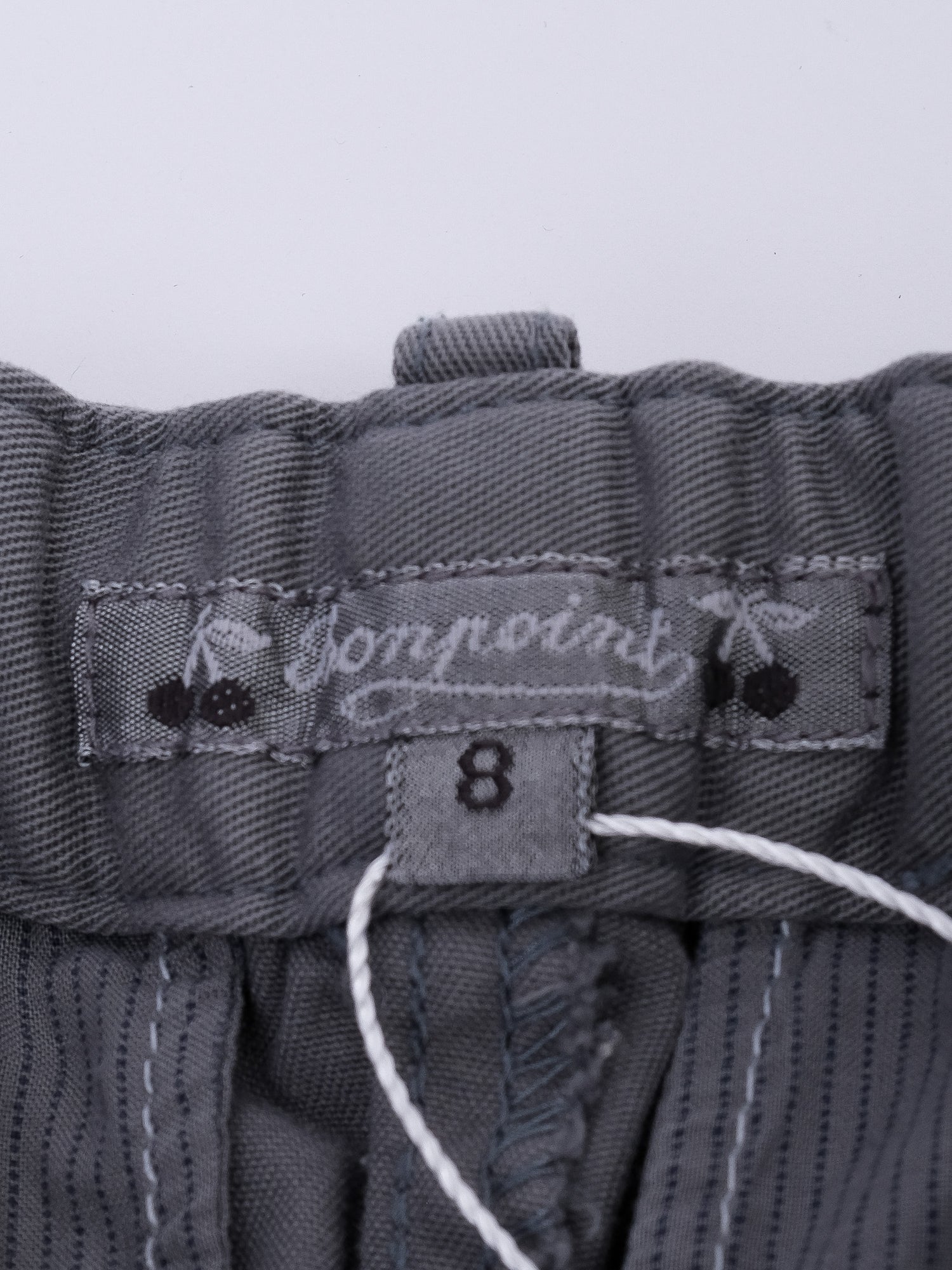 Excellent Bonpoint Gray Cotton Pants Size 8 for Kids