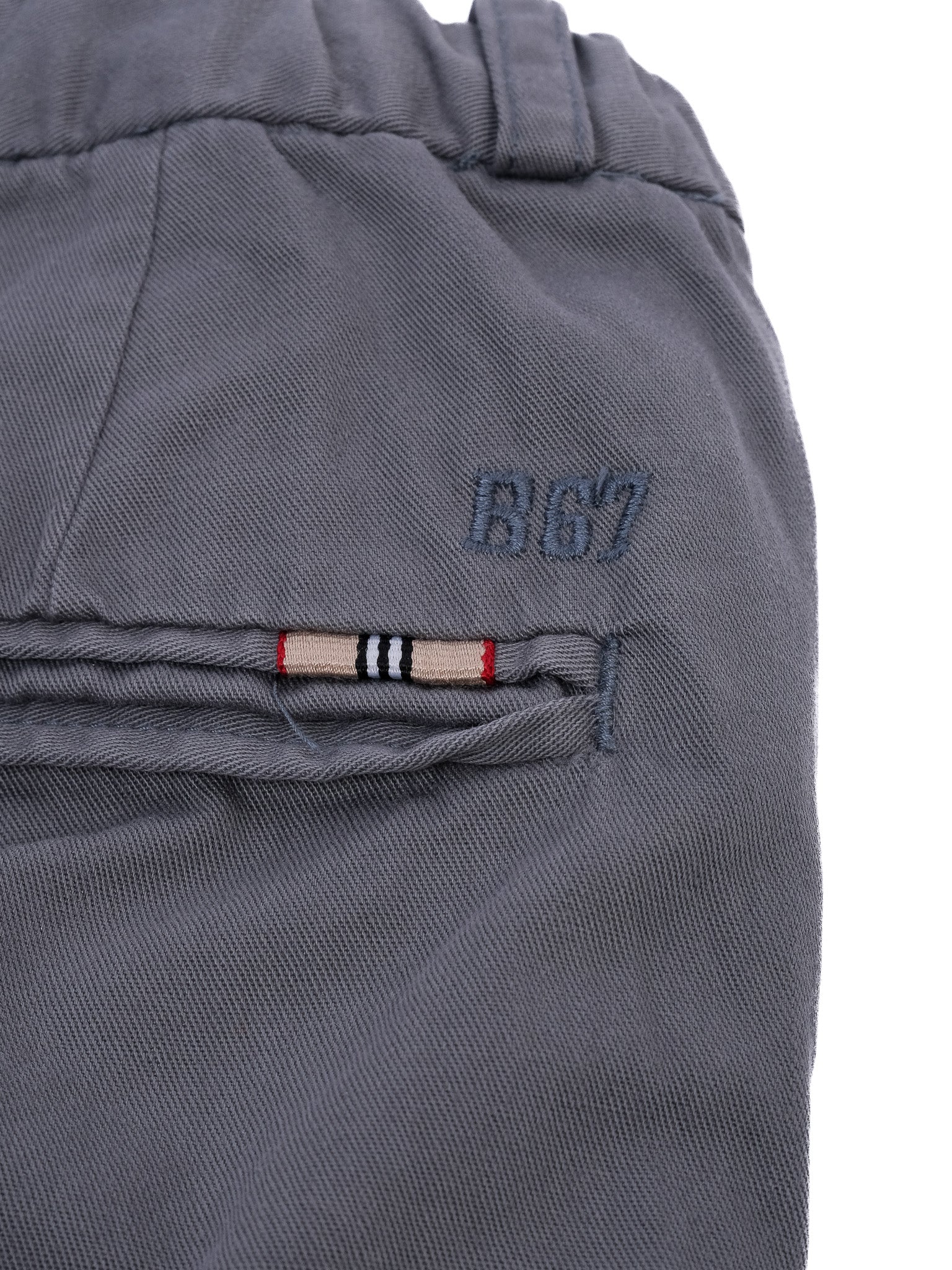 Excellent Bonpoint Gray Cotton Pants Size 8 for Kids