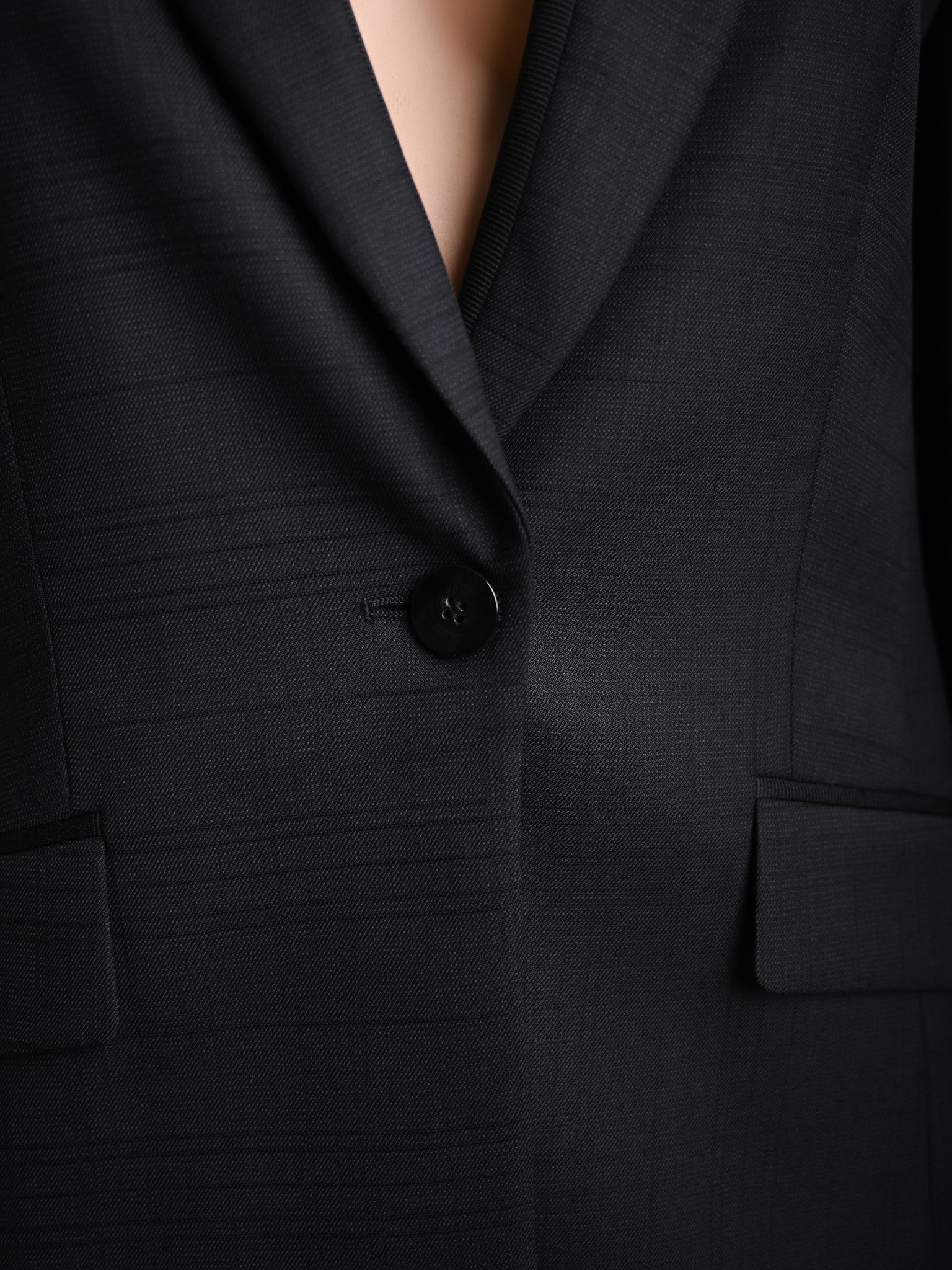 Excellent Hugo Black Wool Women&