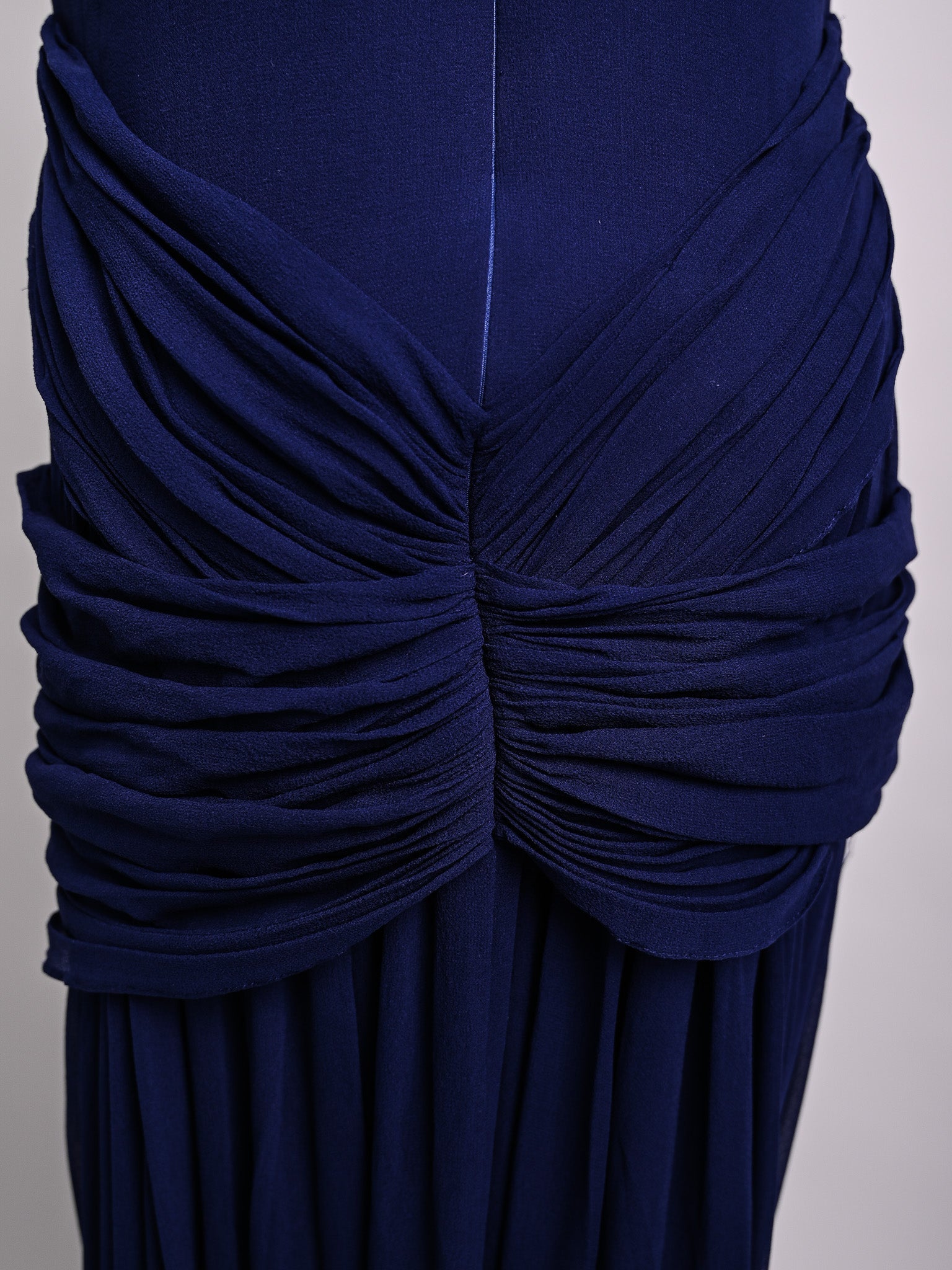 Perfect Ports Purple Silk Evening Gown Size L