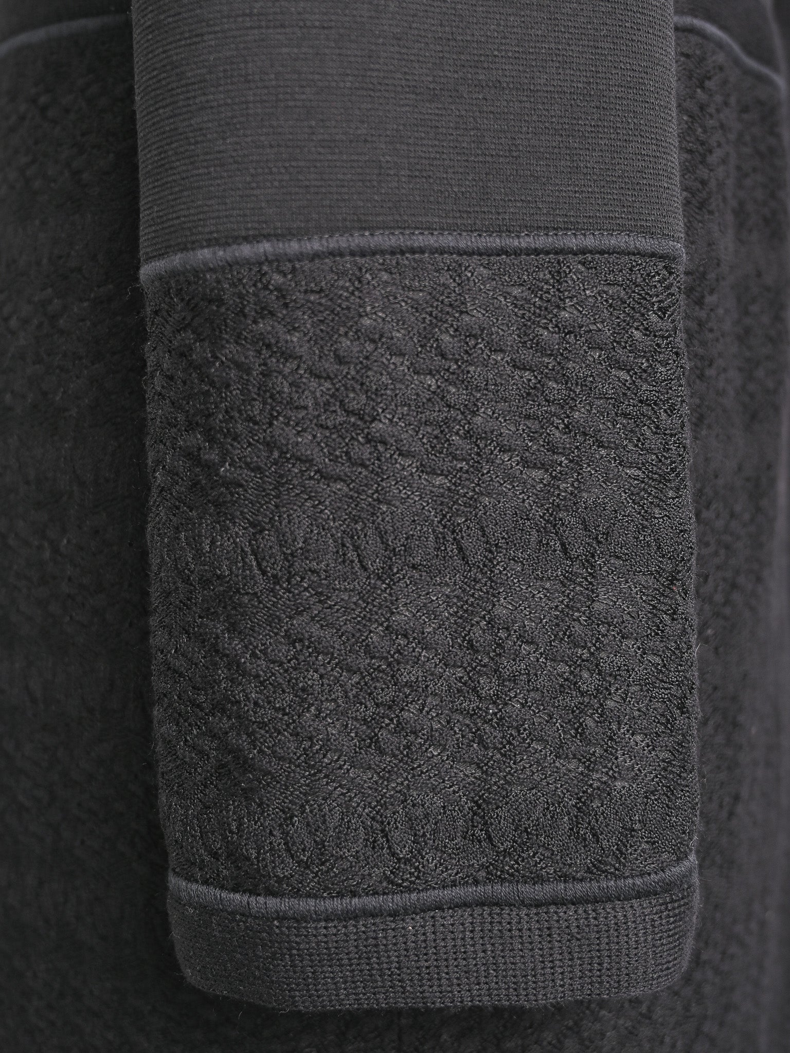 Excellent Missoni Black Long Coat XS Polyester with Textured Pattern