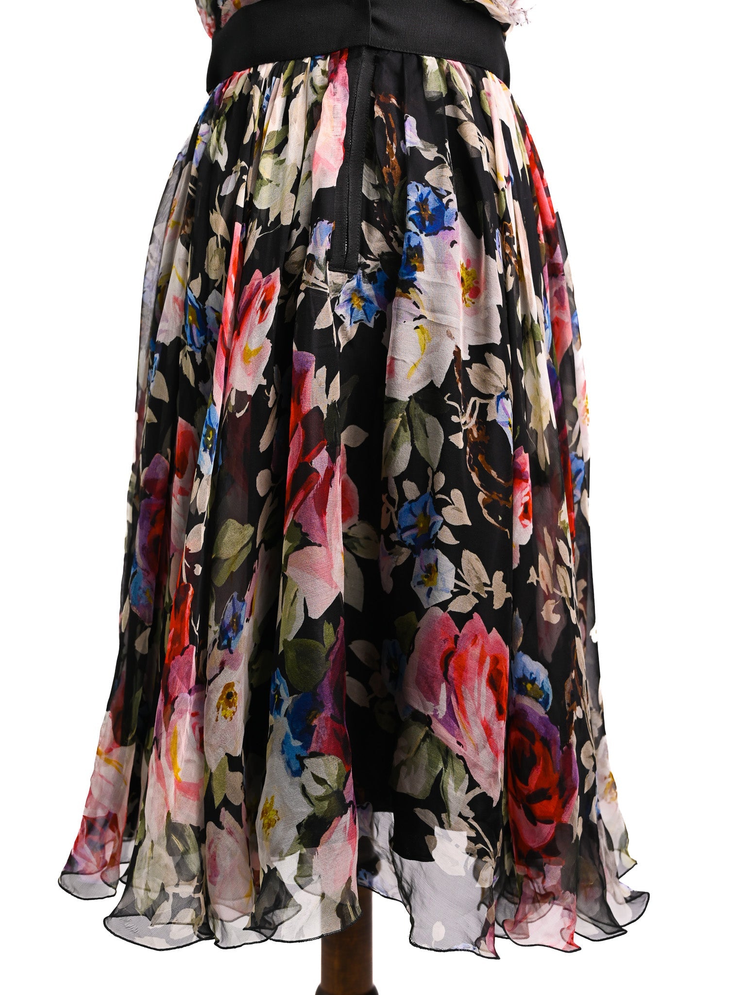 Good Dolce Gabbana Floral Strapless Dress Polyester Size Unknown