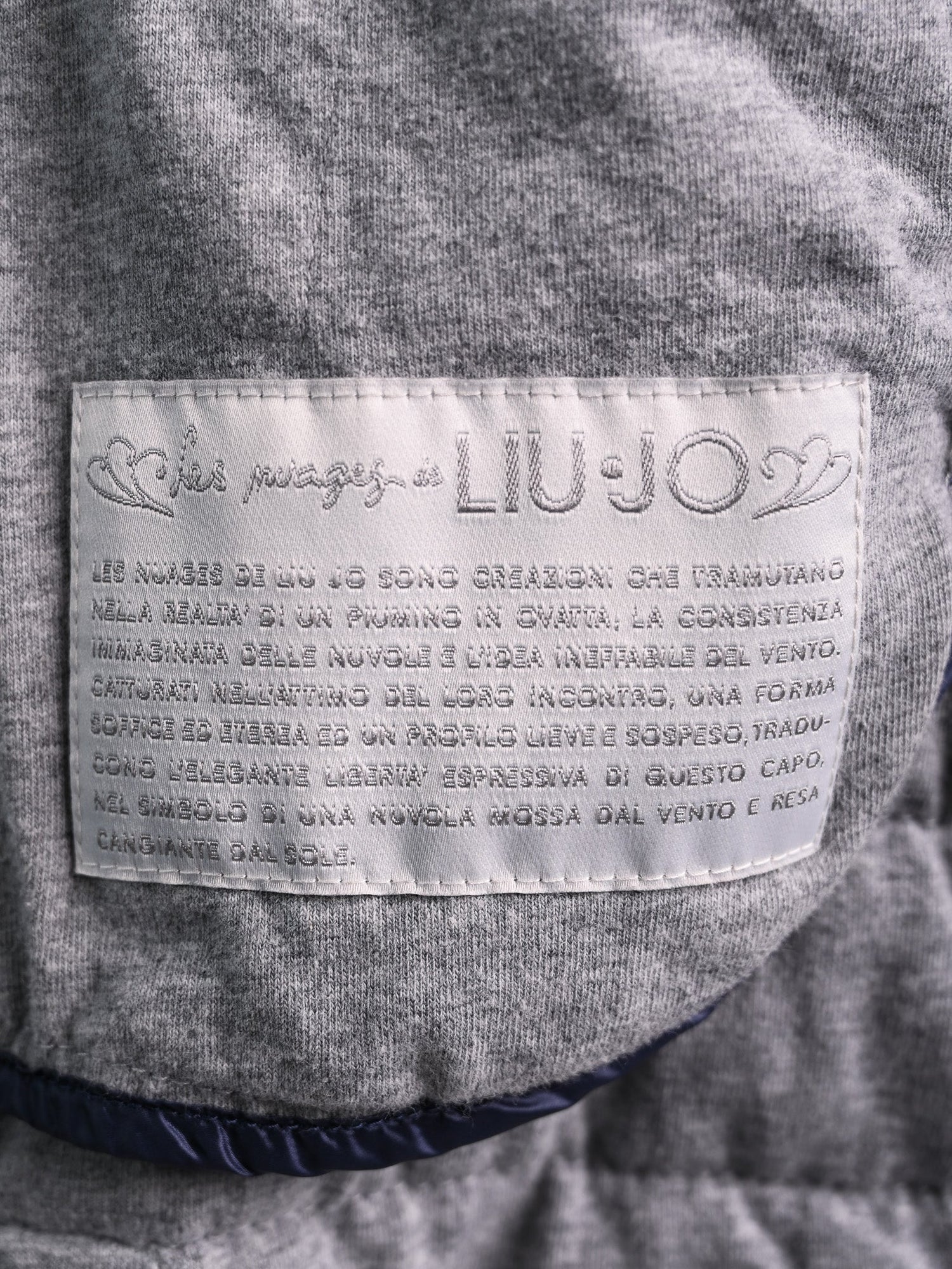 Excellent Liu Jo Blue Quilted Jacket Size XS with Hood
