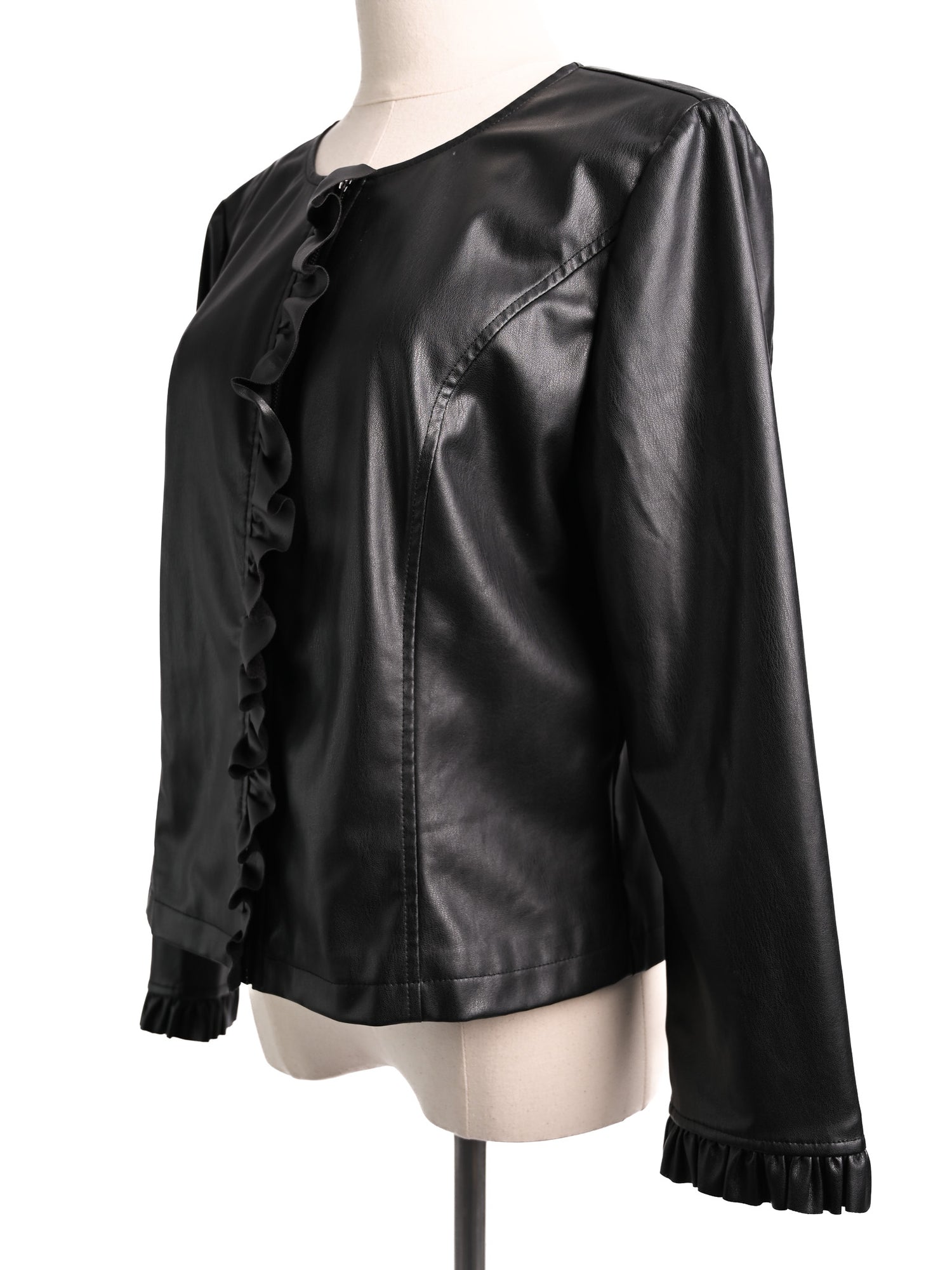 Excellent Liu Jo Black Leather Women&
