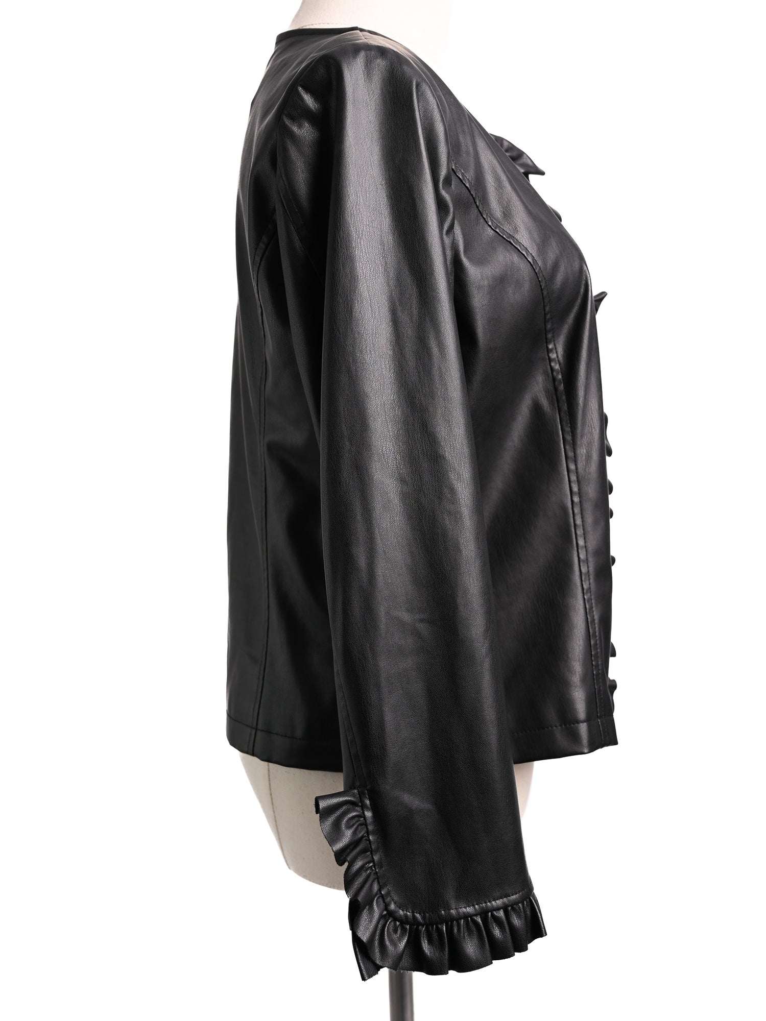 Excellent Liu Jo Black Leather Women&
