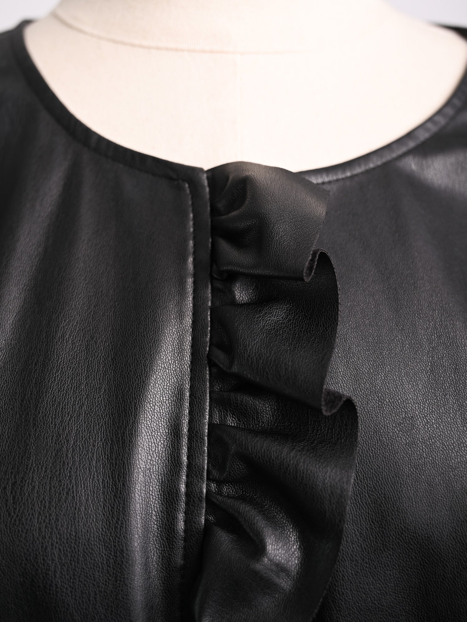 Excellent Liu Jo Black Leather Women&