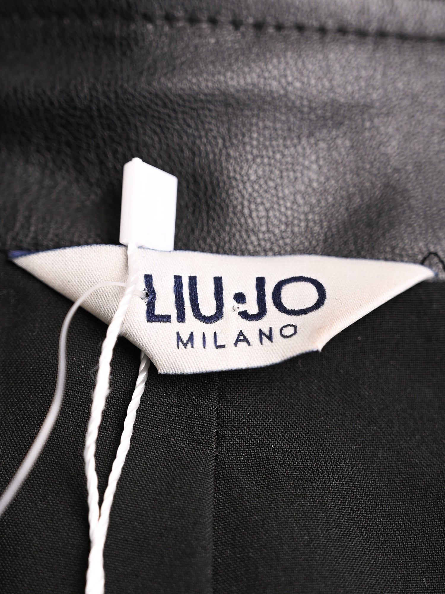 Excellent Liu Jo Black Leather Women&