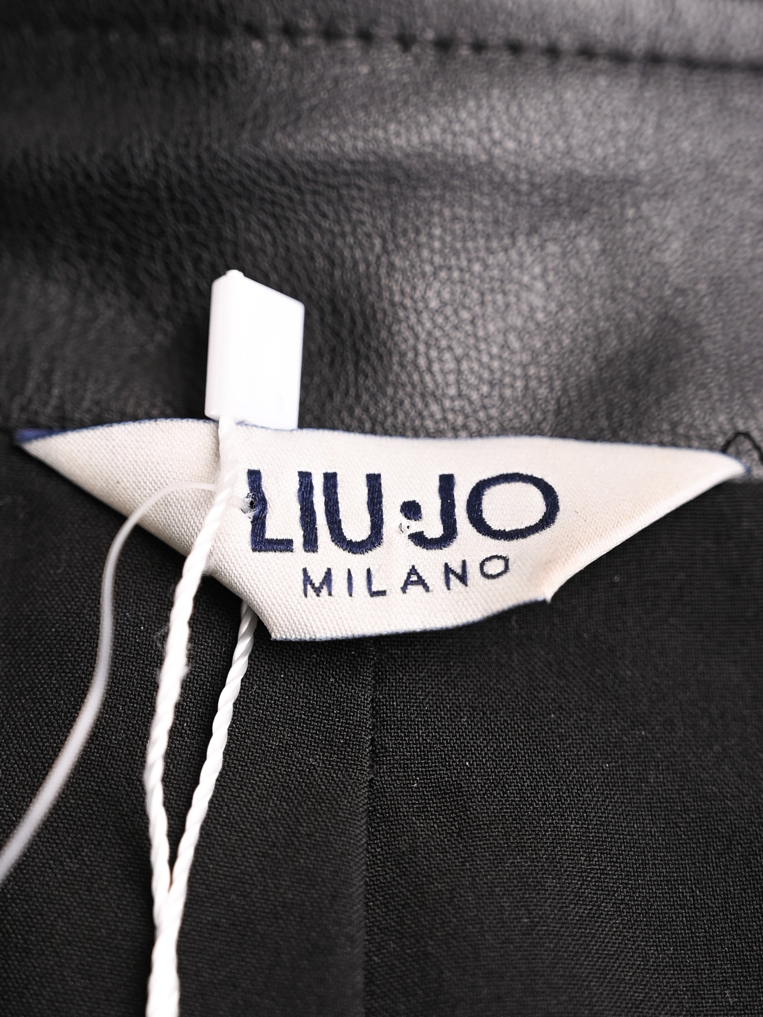 Excellent Liu Jo Black Leather Women&