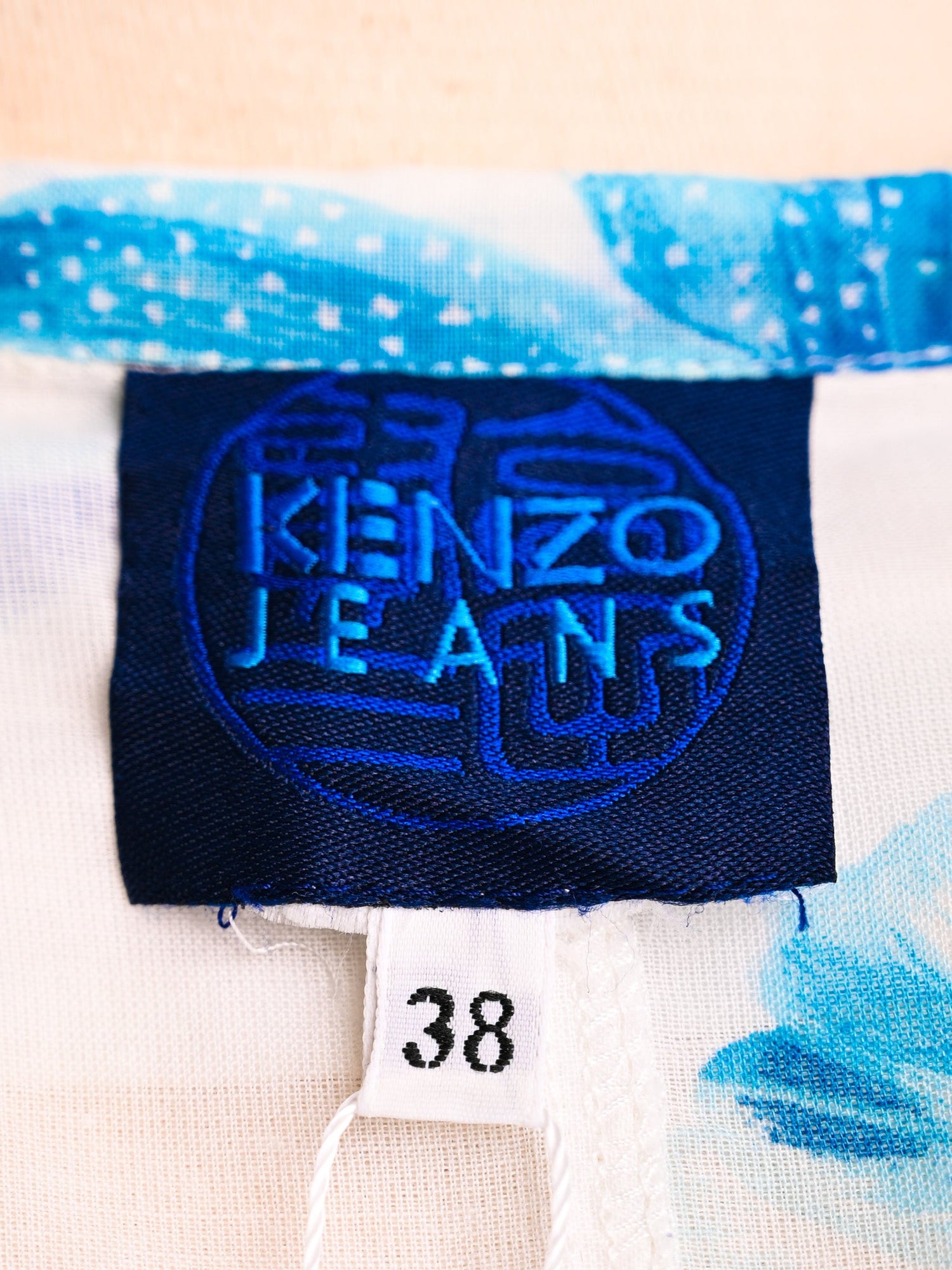 Excellent Kenzo Women’s Shirt XS Floral Cotton Button-Up