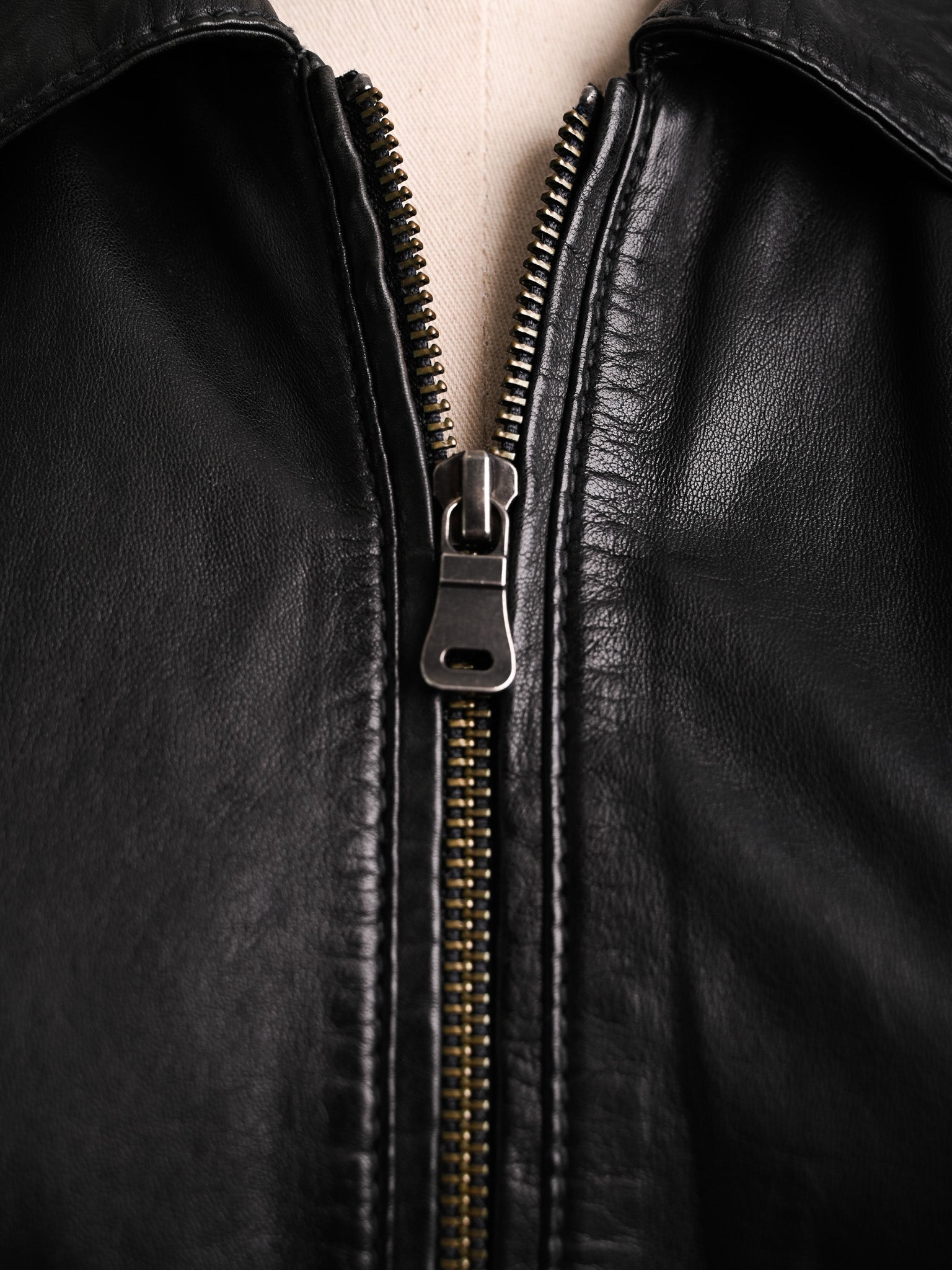 Excellent Henry Lloyd Black Leather Jacket Size XXS Women