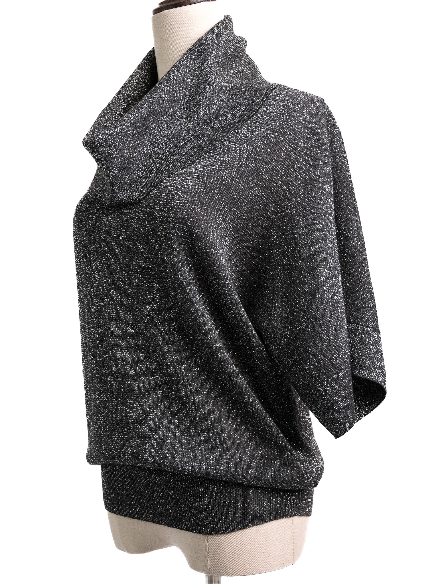 Excellent Michael Kors Gray Wool Cowl Neck Top Size S