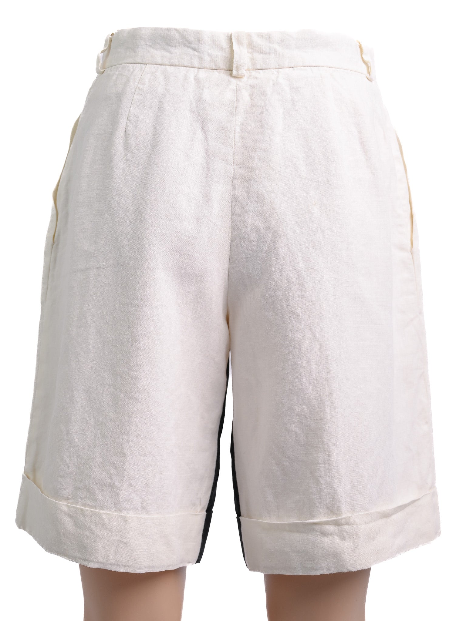 GF Ferre White Polyester Shorts Size S - Excellent Condition