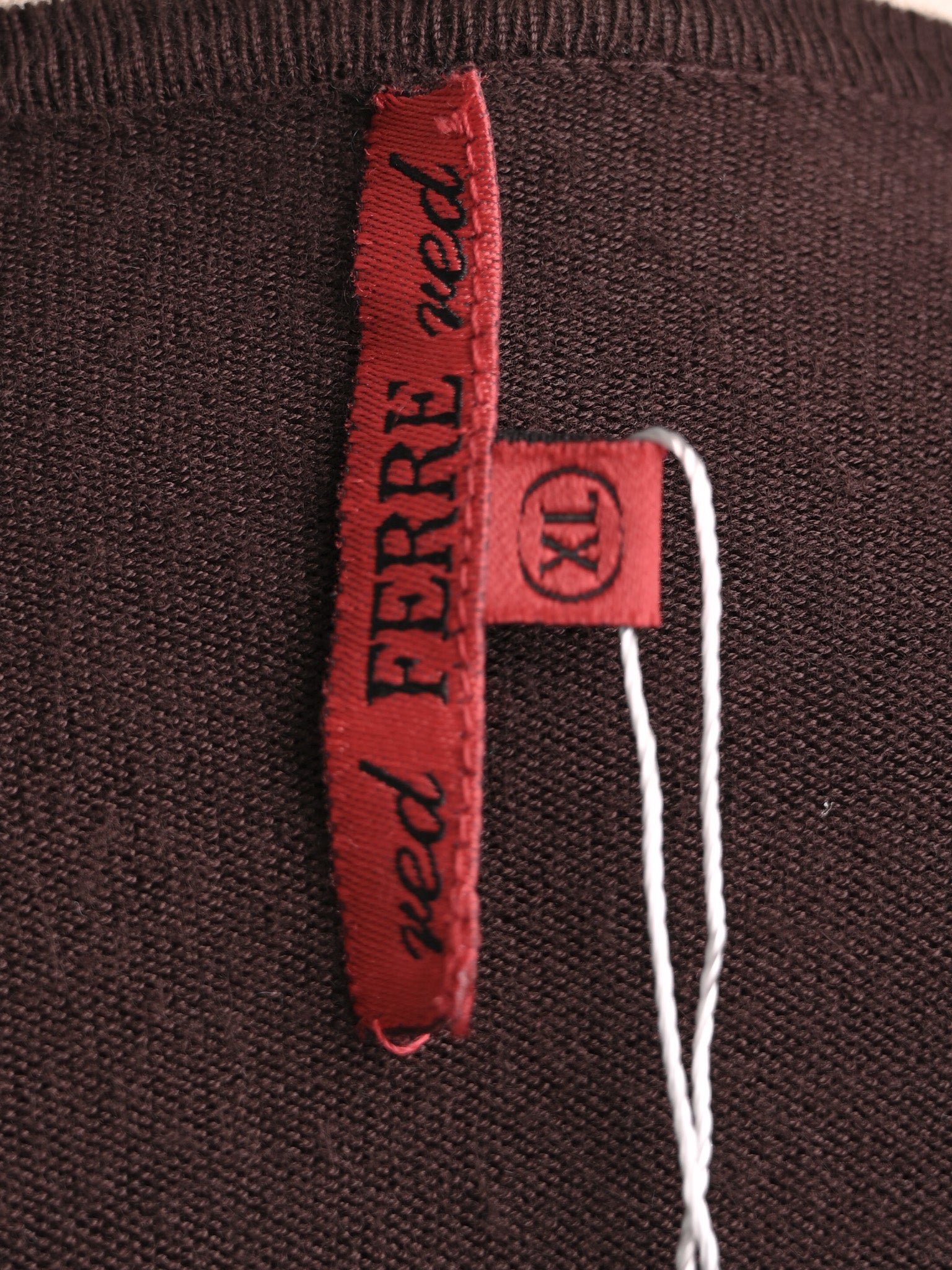 Excellent Ferre Orange Viscose Cardigan with Embellishments