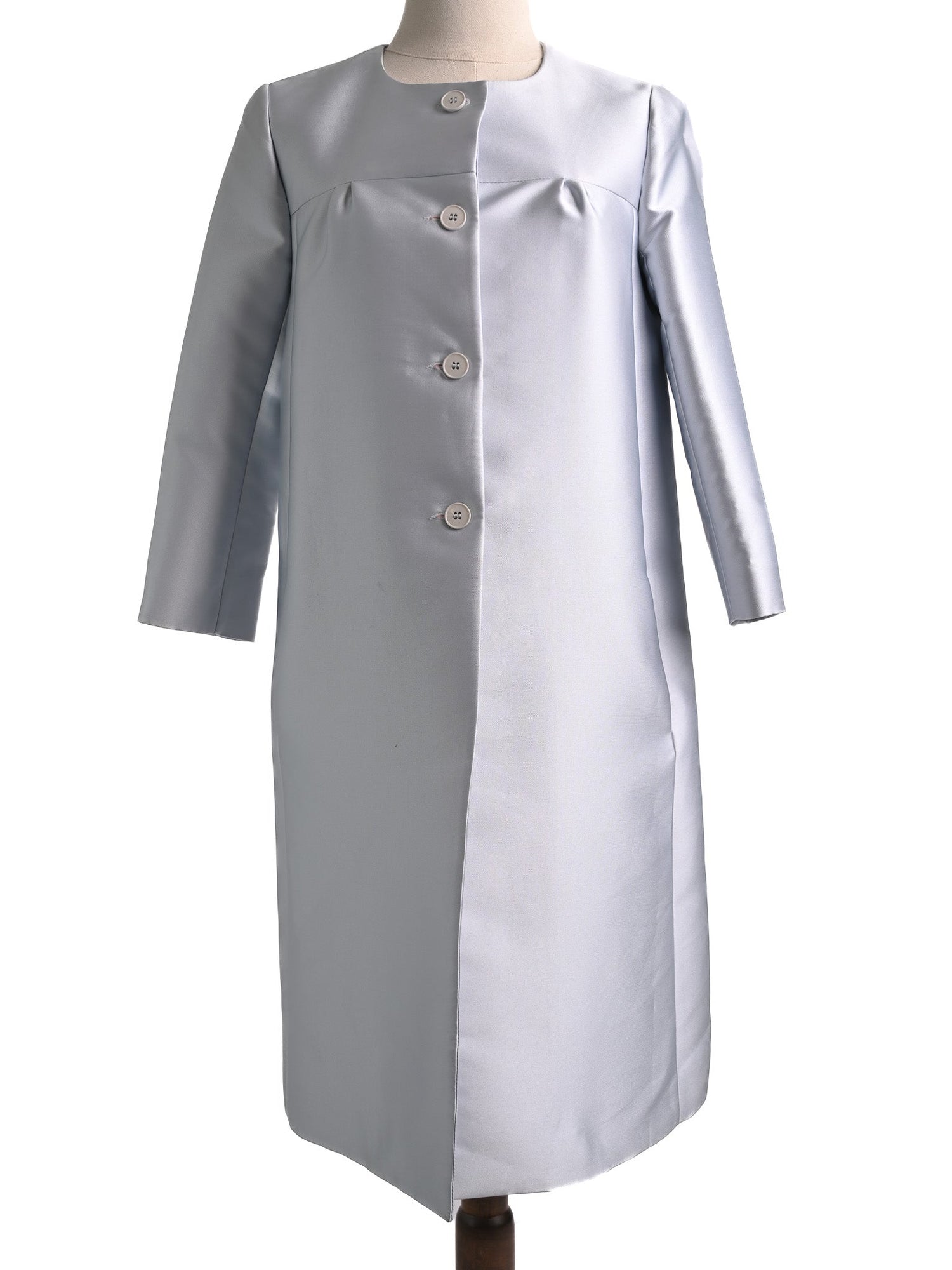 Excellent Tara Jarmon Gray Silk Women&