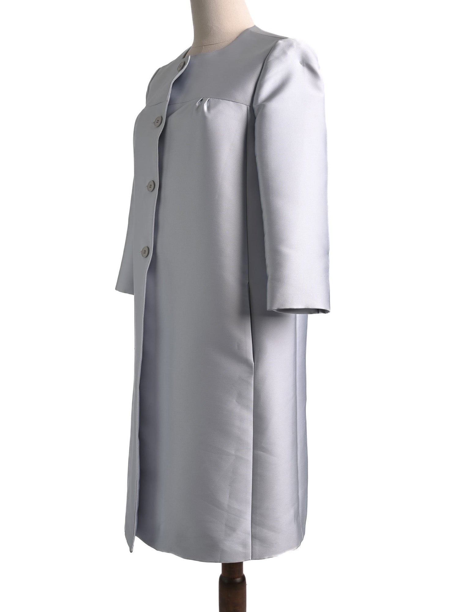 Excellent Tara Jarmon Gray Silk Women&