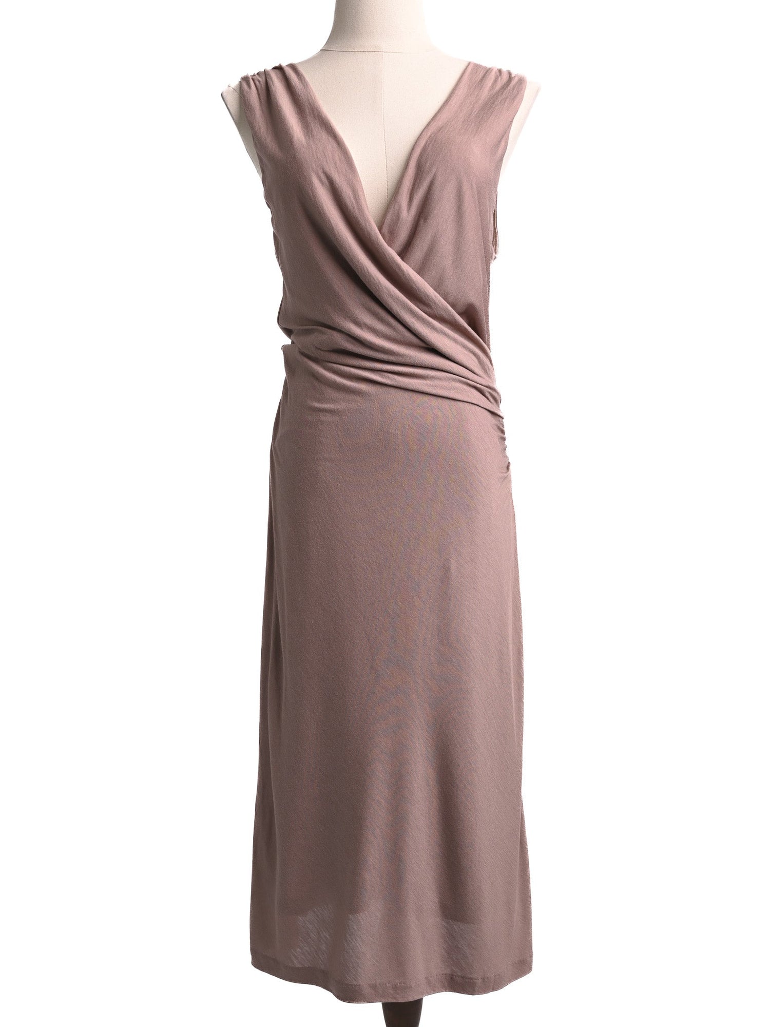 Excellent Ralph Lauren Orange Cotton Sleeveless Dress Size M