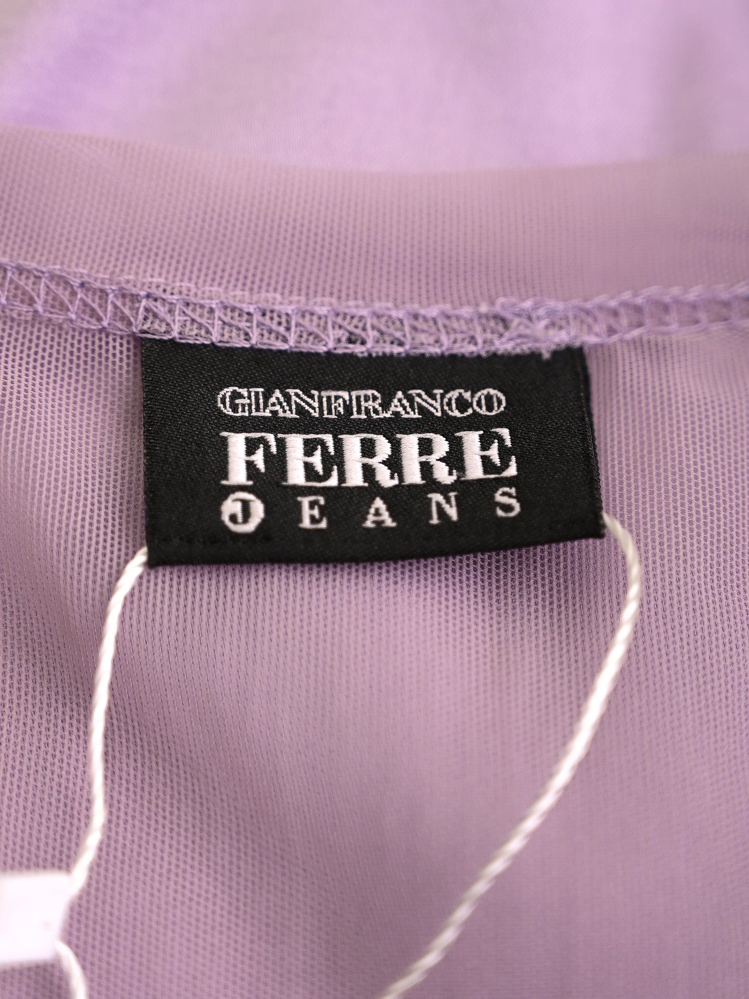 Excellent Gianfranco Ferr� Purple Sleeveless Top Size S Cotton