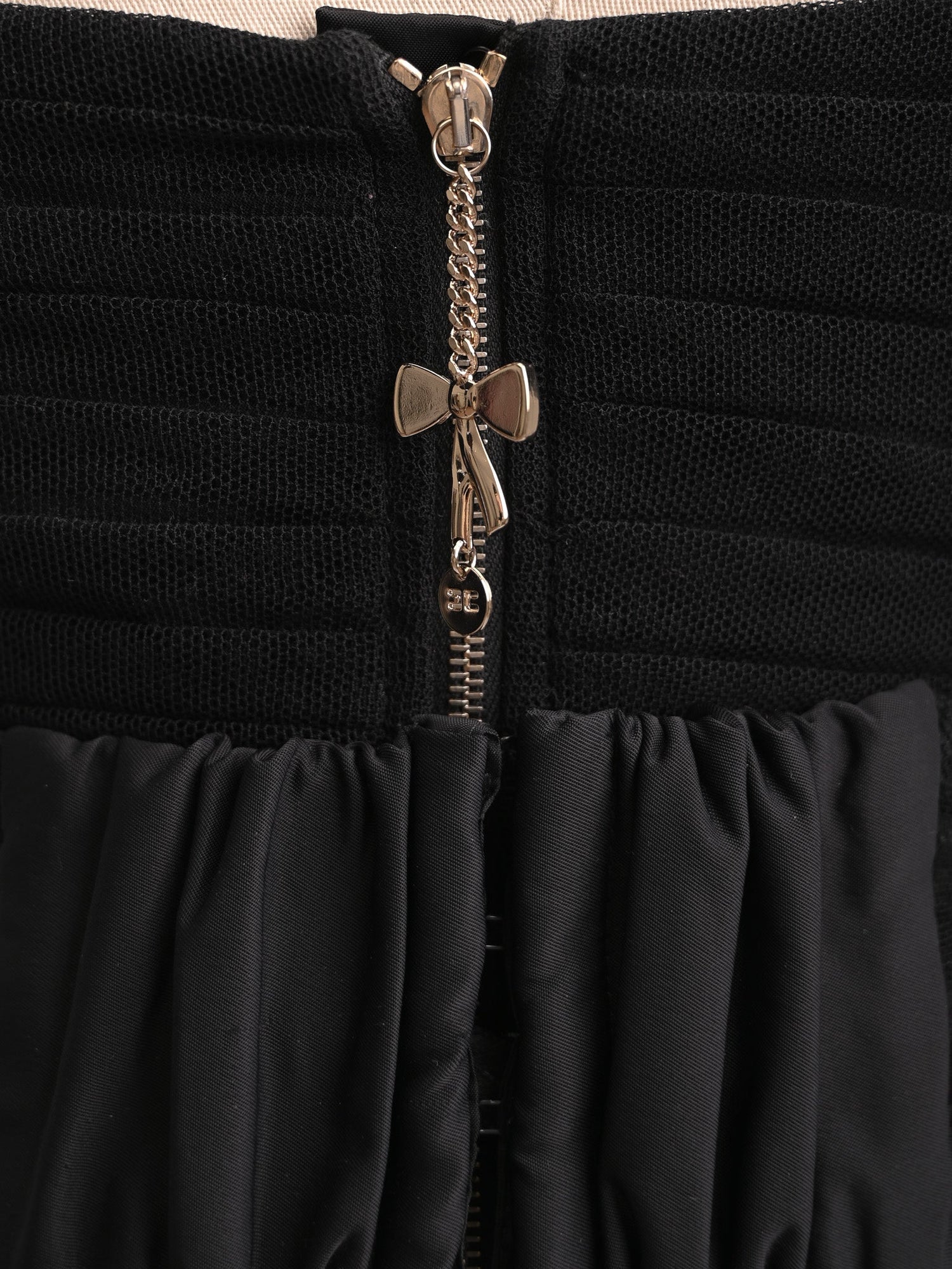 Elisabetta Franchi Black Dress Size S with Decorative Bow