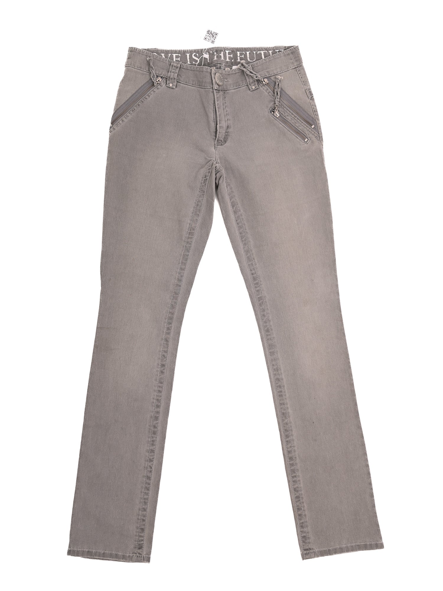 Excellent Laurel Gray Cotton Jeans Size S Women&