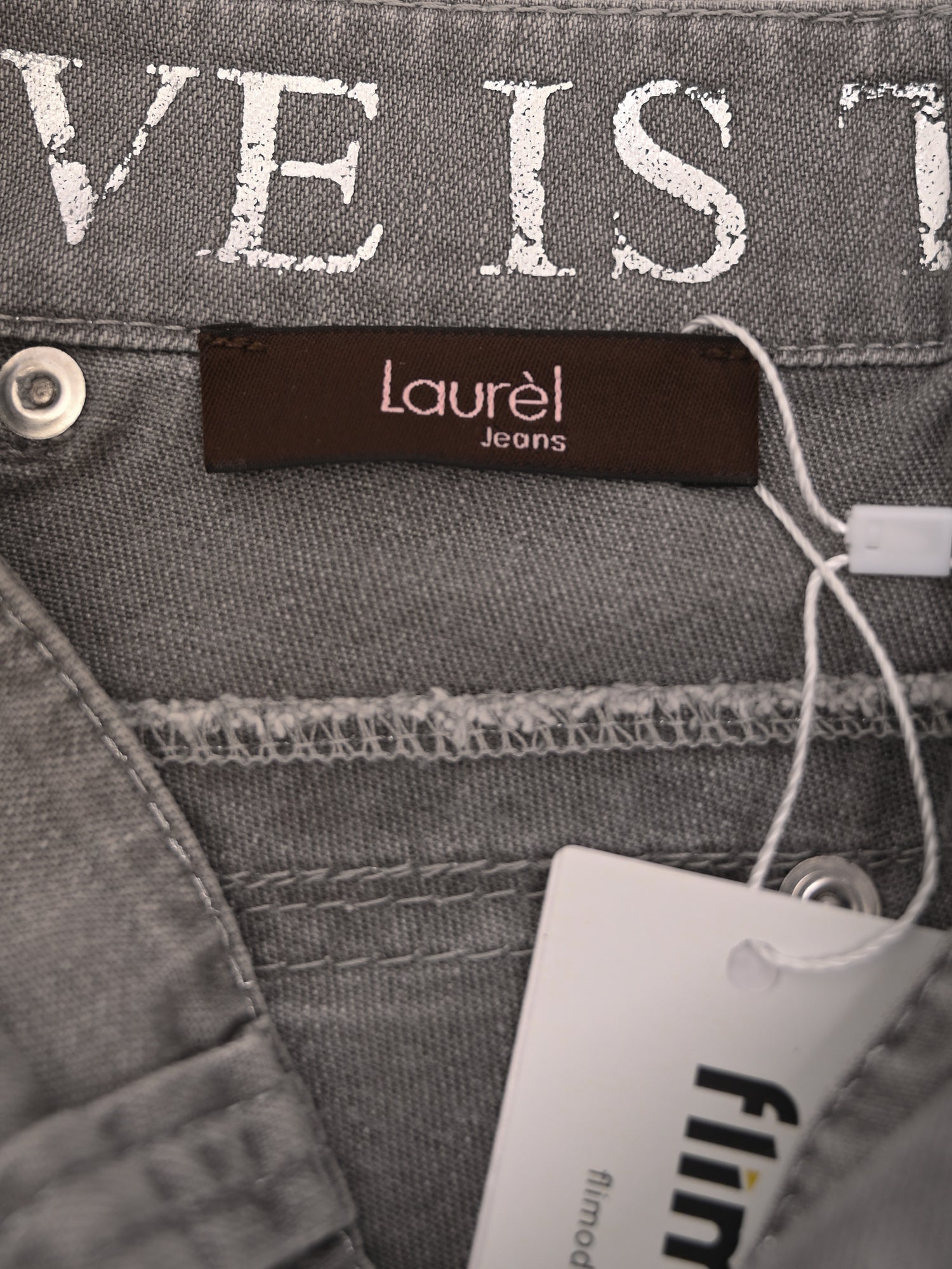 Excellent Laurel Gray Cotton Jeans Size S Women&