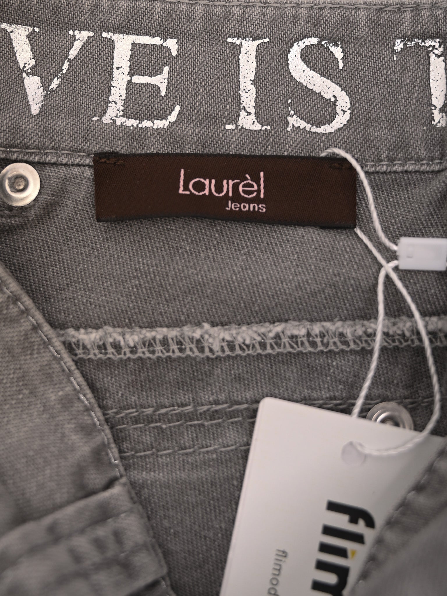 Excellent Laurel Gray Cotton Jeans Size S Women&