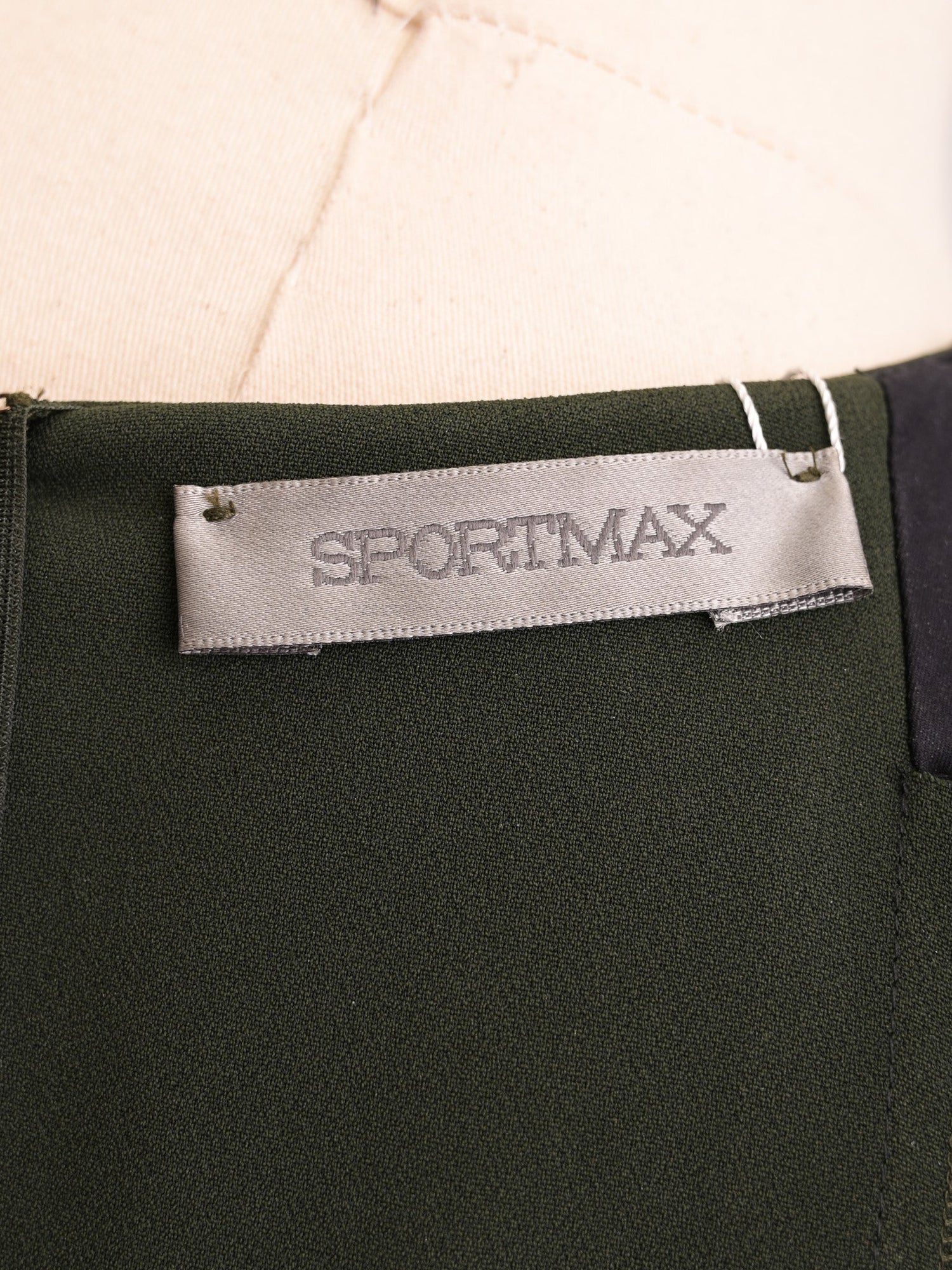 Sportmax Excellent Condition Green Viscose Dress Size M