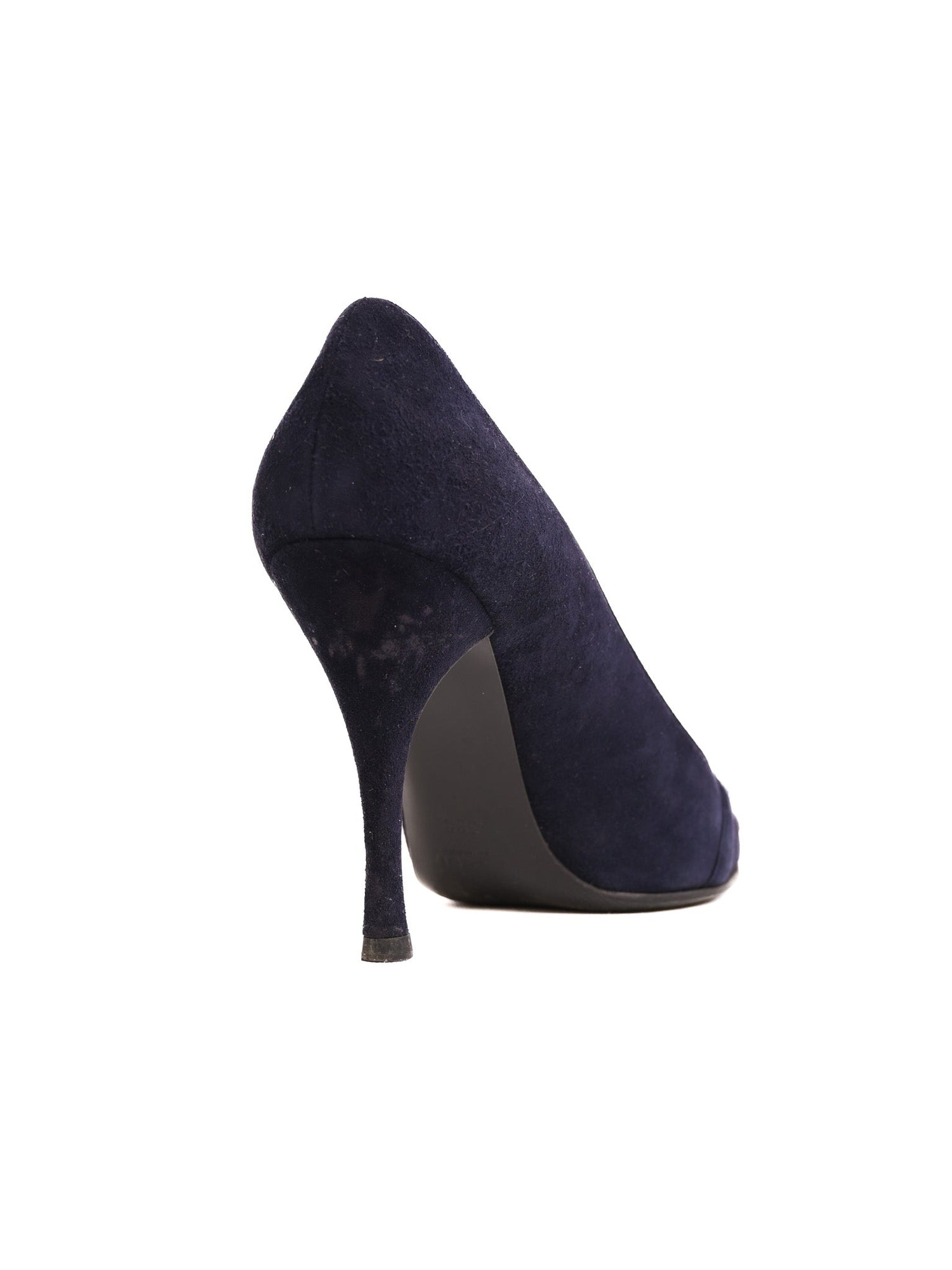 Good Gucci Navy Blue Leather High-Heeled Shoes Size 39