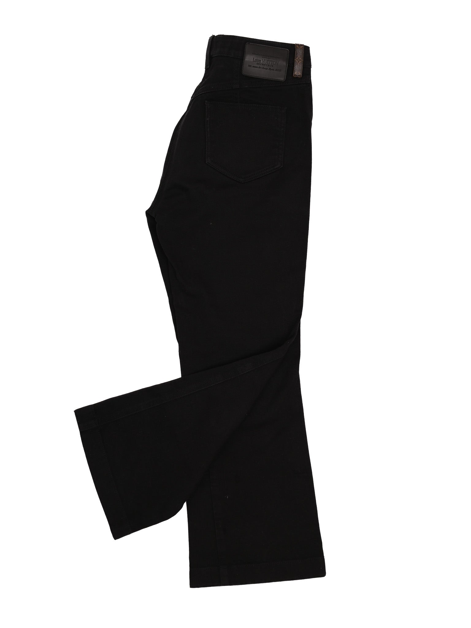 Excellent Louis Vuitton Black Cotton Jeans Size M Women&