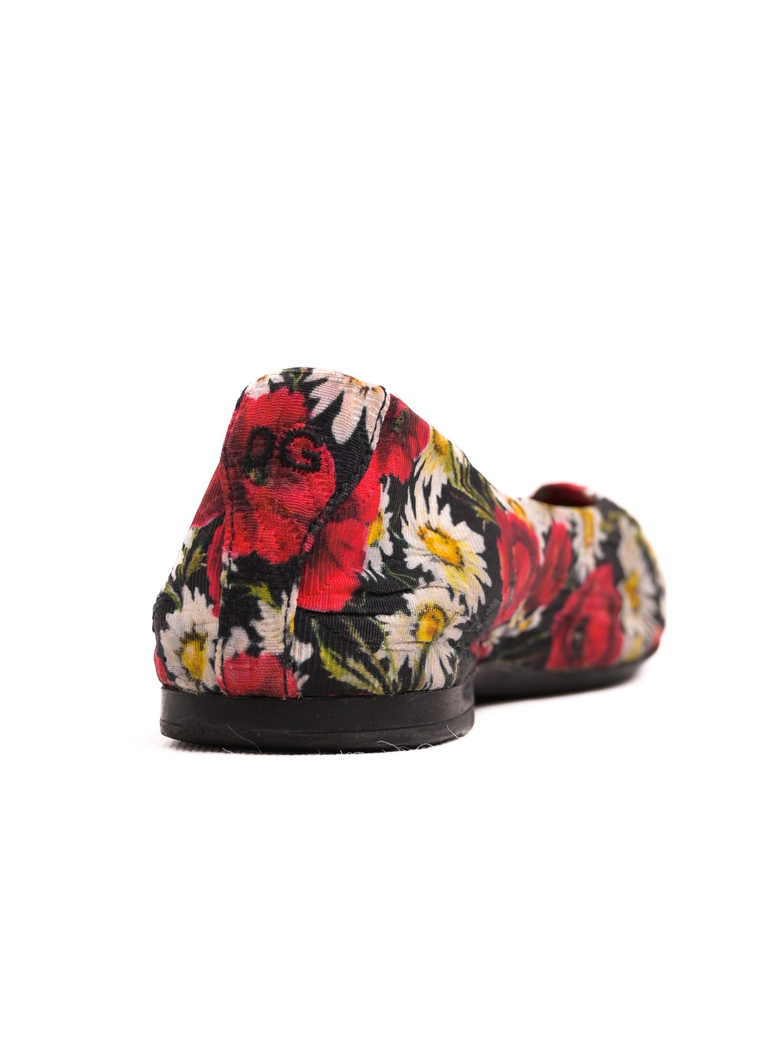 Good Dolce Gabbana Floral Ballet Flats Black Size 31.5 for Kids