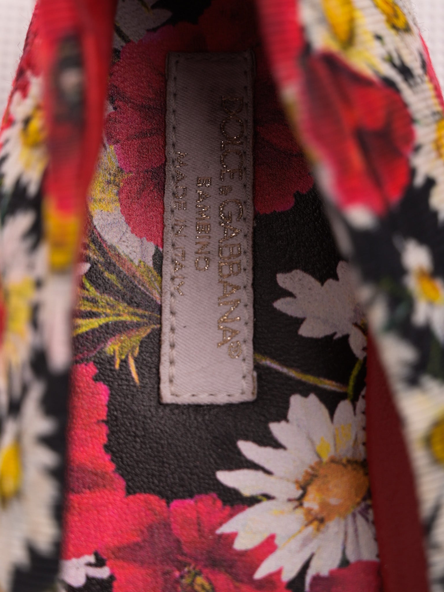 Good Dolce Gabbana Floral Ballet Flats Black Size 31.5 for Kids