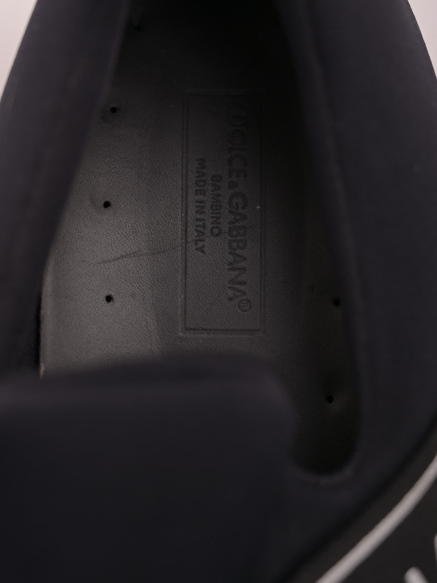 Excellent Dolce & Gabbana Blue Fabric Slip-On Sneakers Size 36