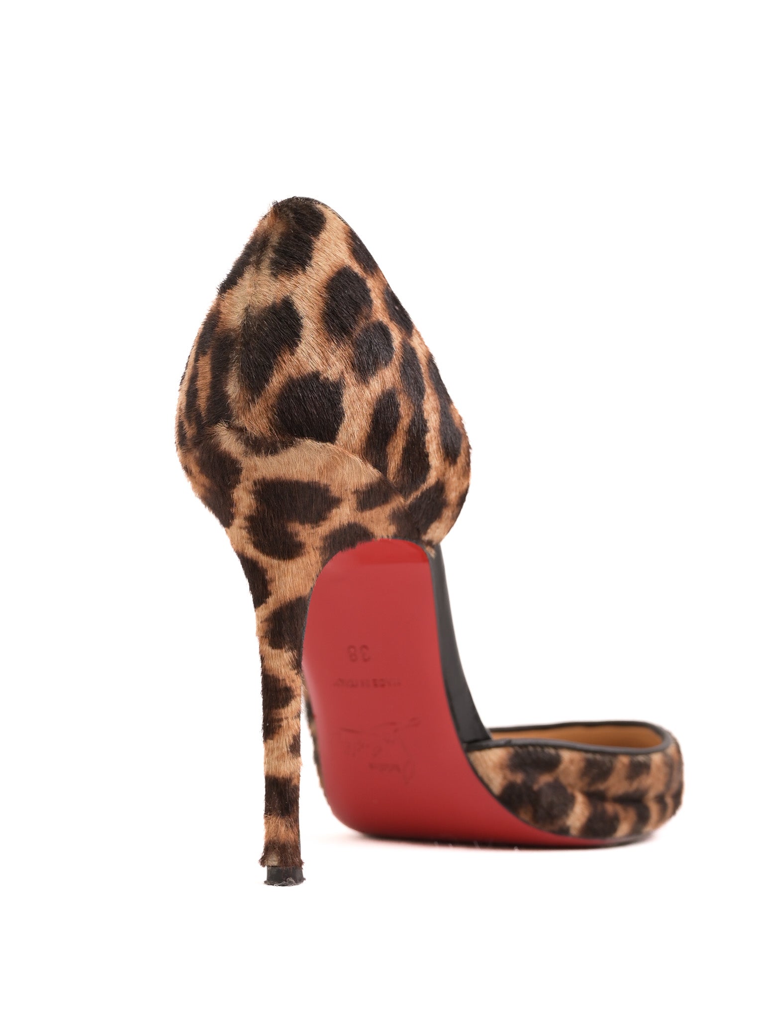 Excellent Christian Louboutin Black High Heeled Shoes Size 37