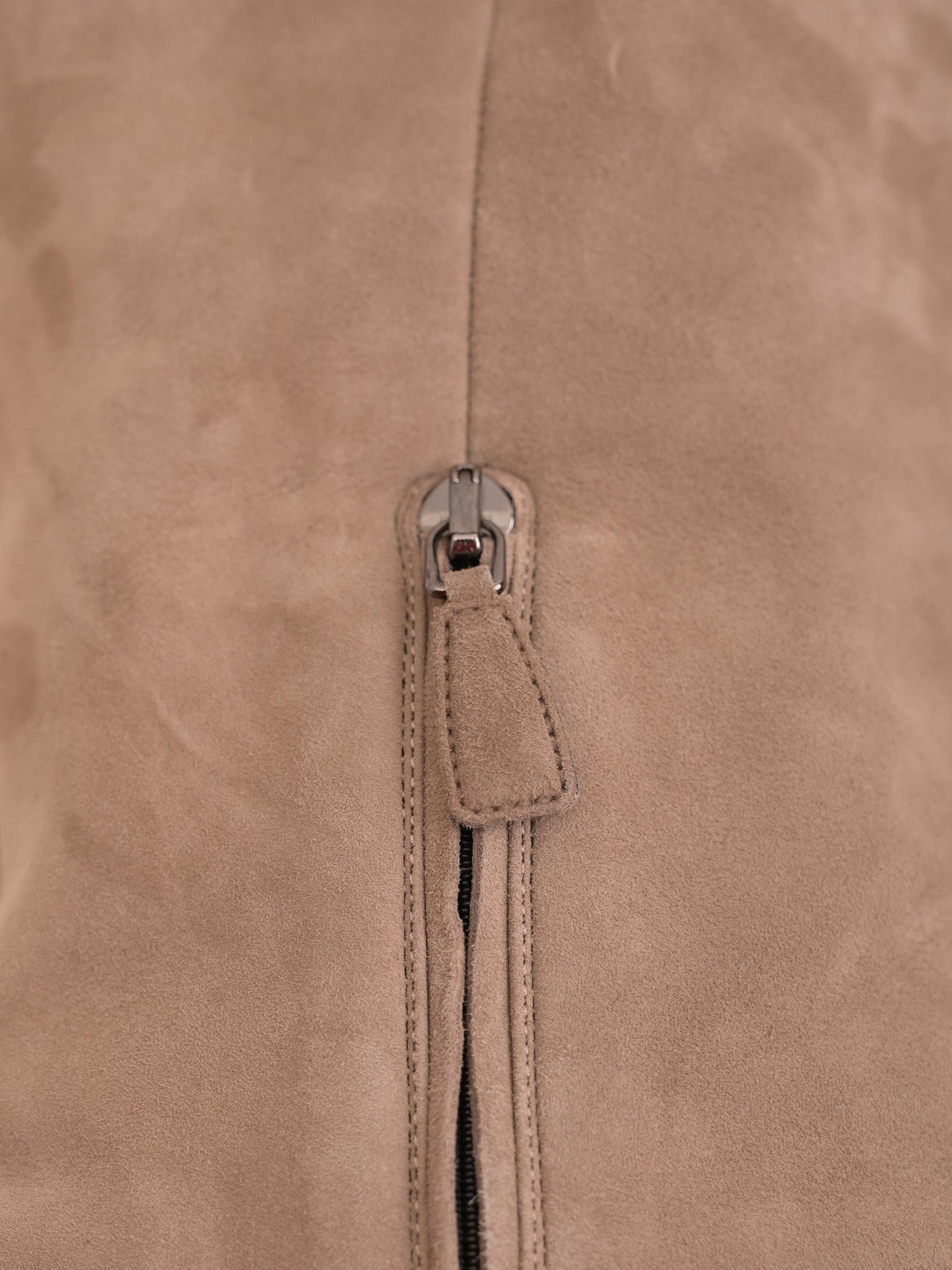 Excellent Prada Knee-High Boots White Genuine Suede High Heels
