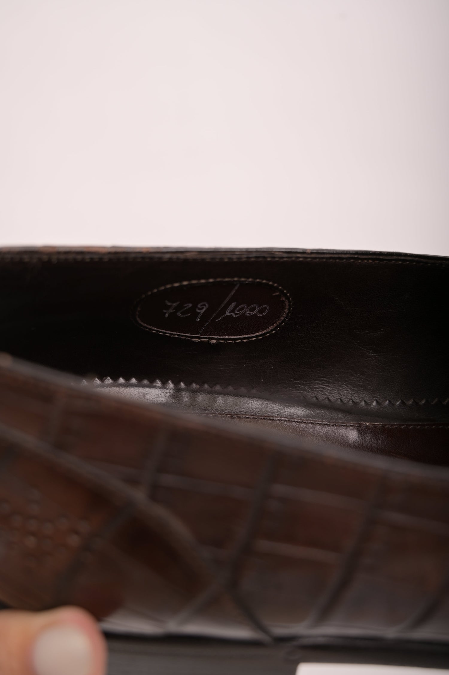 Excellent Ermenegildo Zegna Orange Leather Loafers Size 41.5