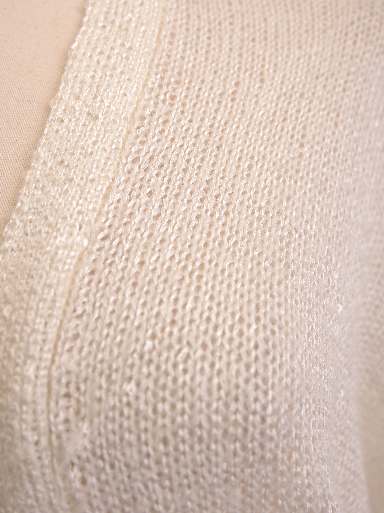 EXCELLENT Reiss White Cotton Open-Front Cardigan Size XS