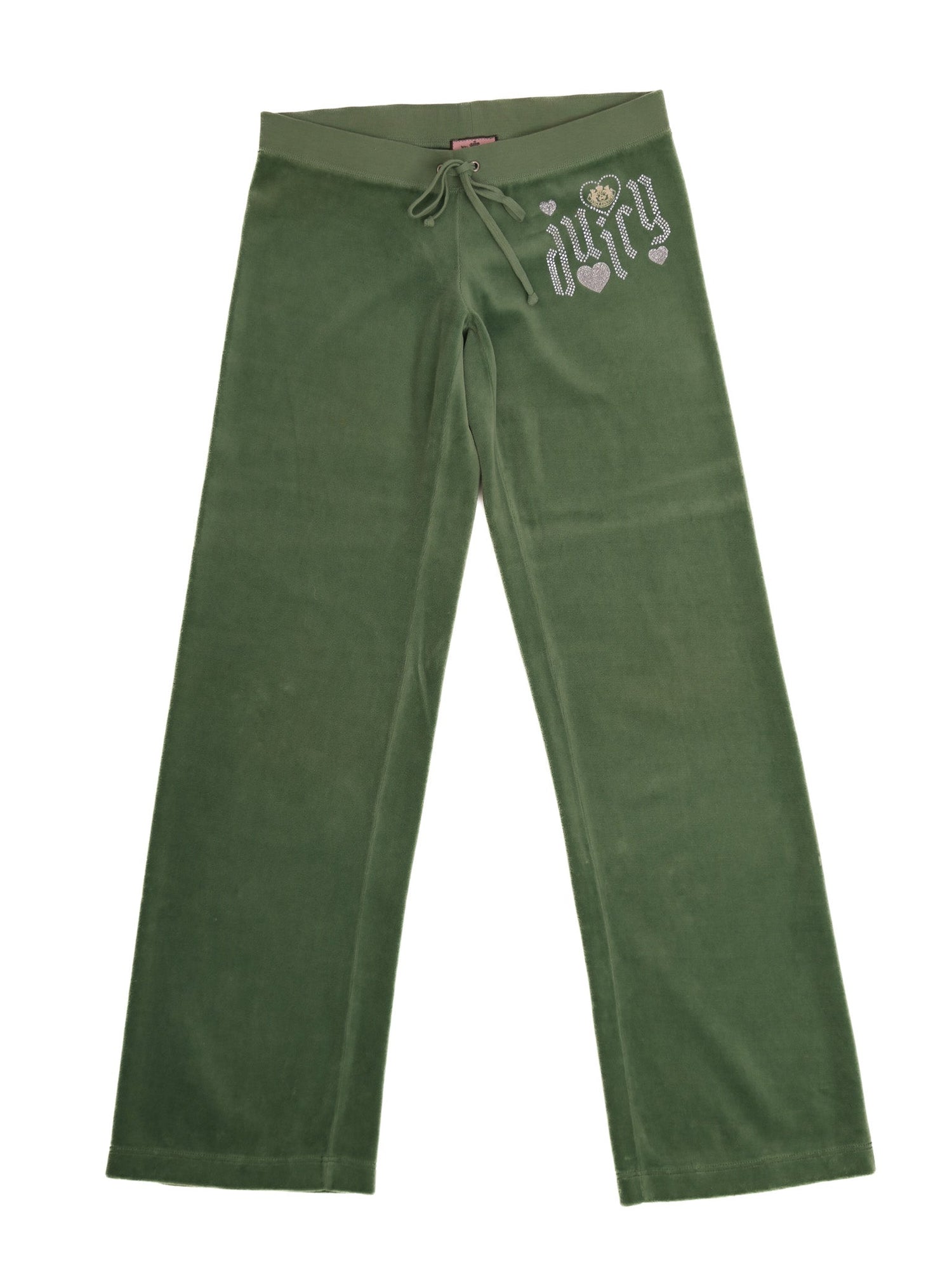 Excellent Juicy Couture Green Velour Tracksuit Size S for Women
