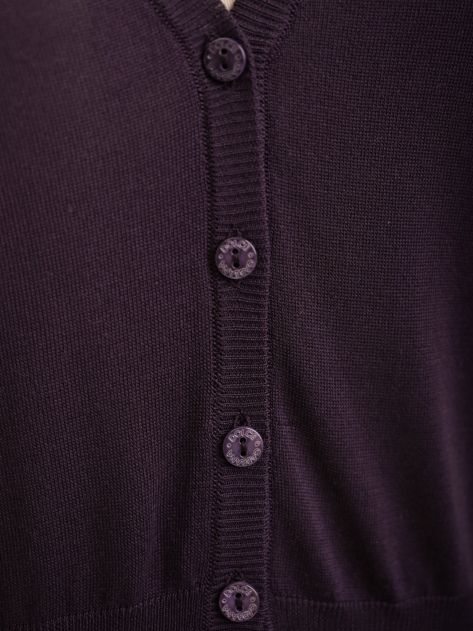 Excellent Dolce Gabbana Purple Silk Cardigan XXS Women