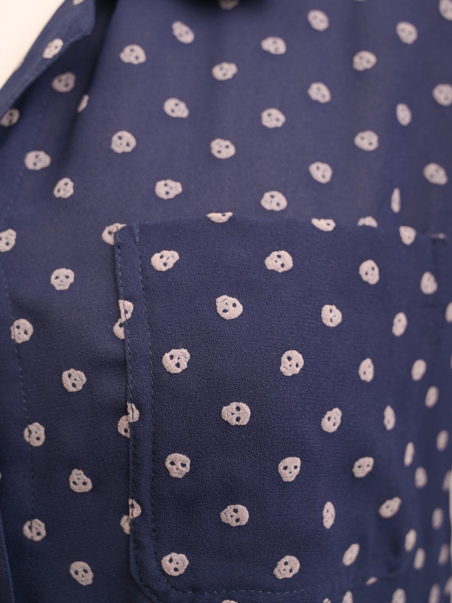 Excellent Jean-Paul Gaultier Blue Polka Dot Dress Size M