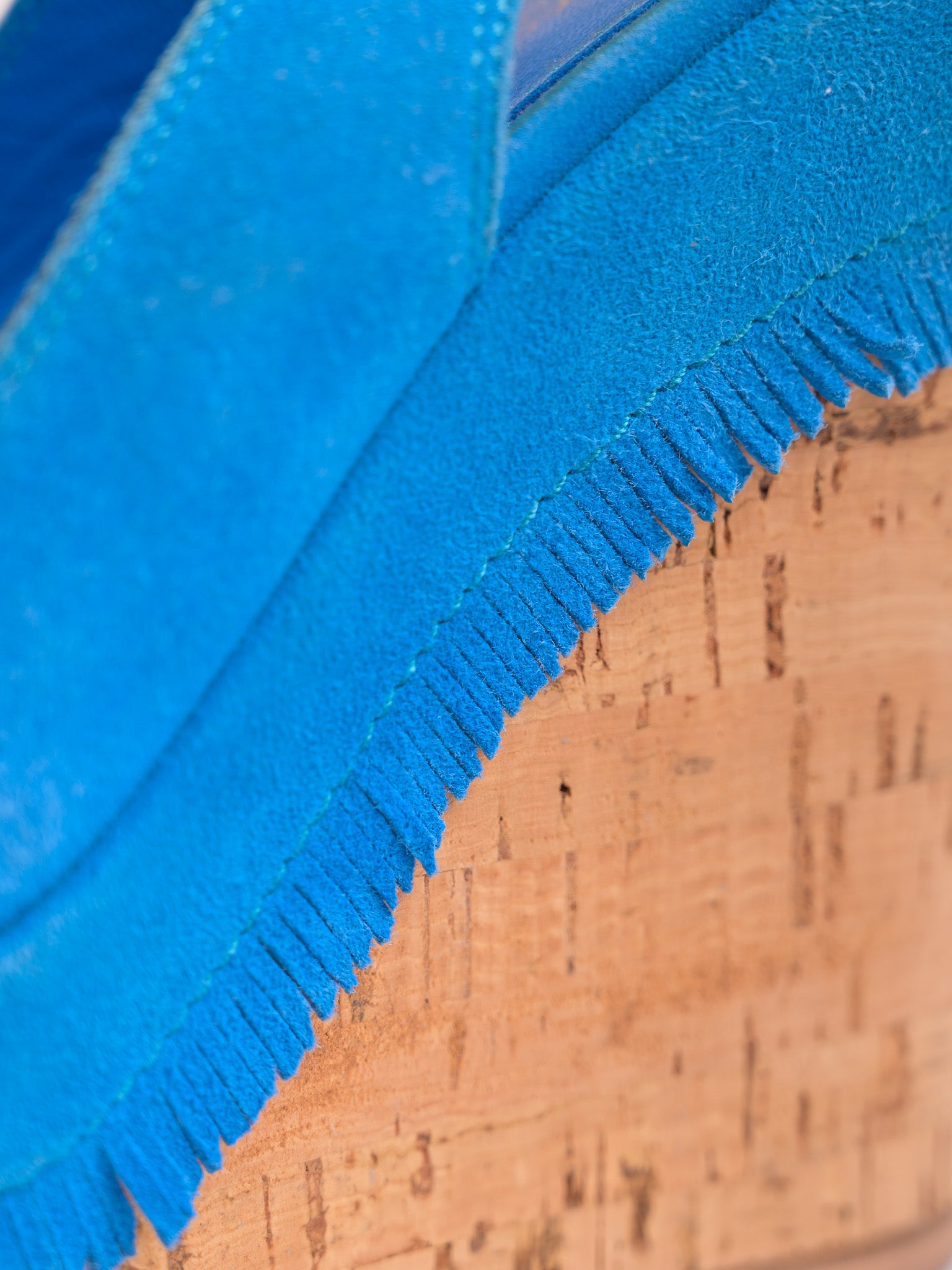 Good Gianvito Rossi Blue Genuine Suede Wedge Heel Shoes Size 35