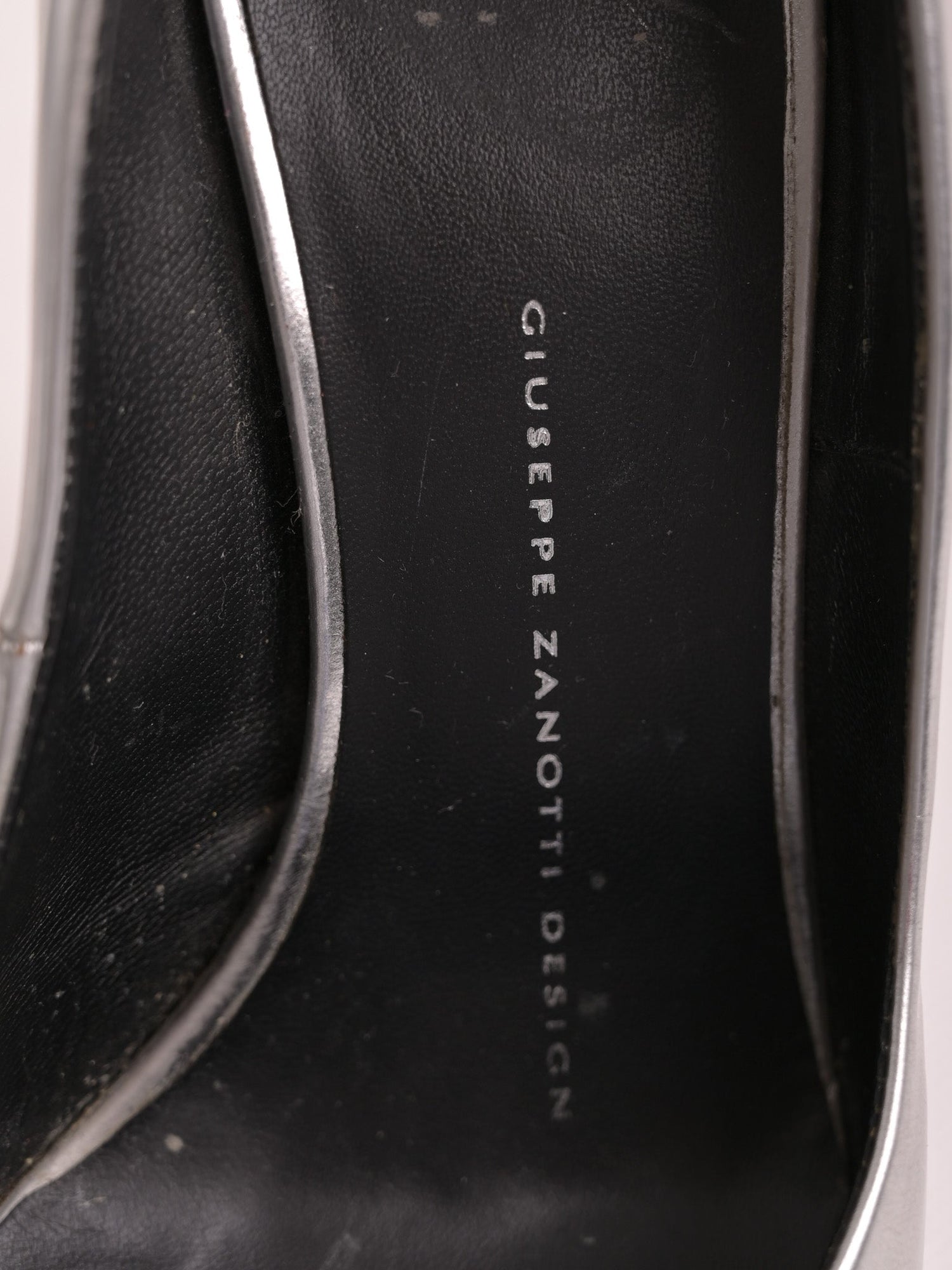 Average Giuseppe Zanotti Gray Leather High-Heeled Shoes Size 36
