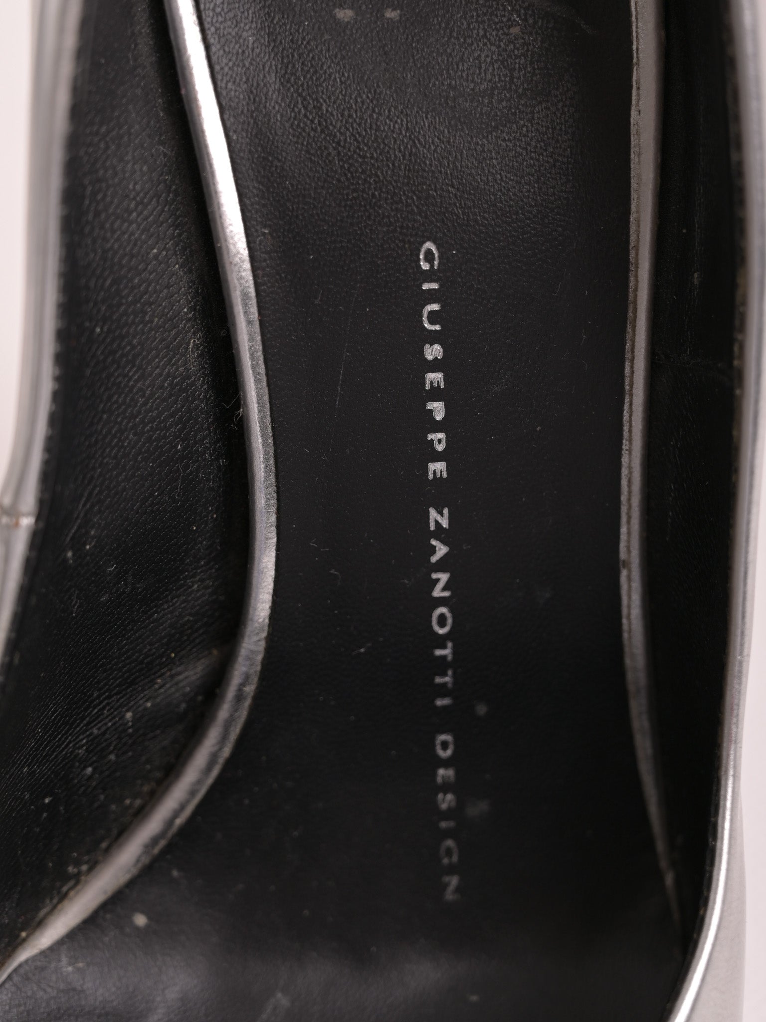 Average Giuseppe Zanotti Gray Leather High-Heeled Shoes Size 36
