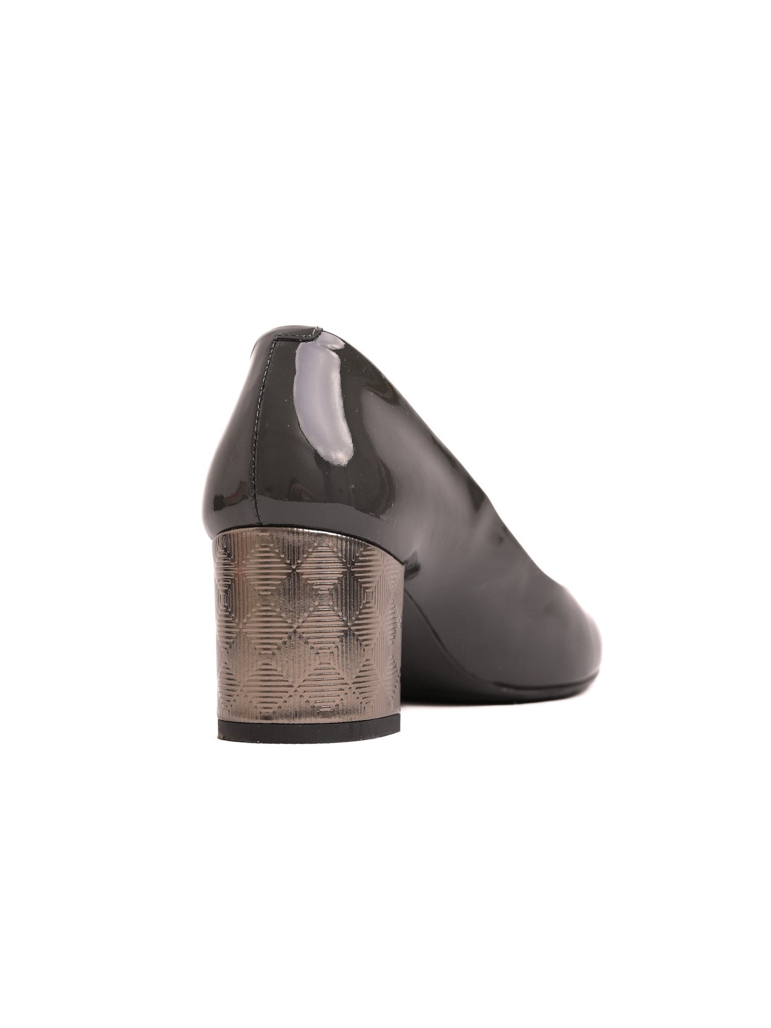 NEW Giorgio Fabiani Gray Leather Heeled Shoes Size 37